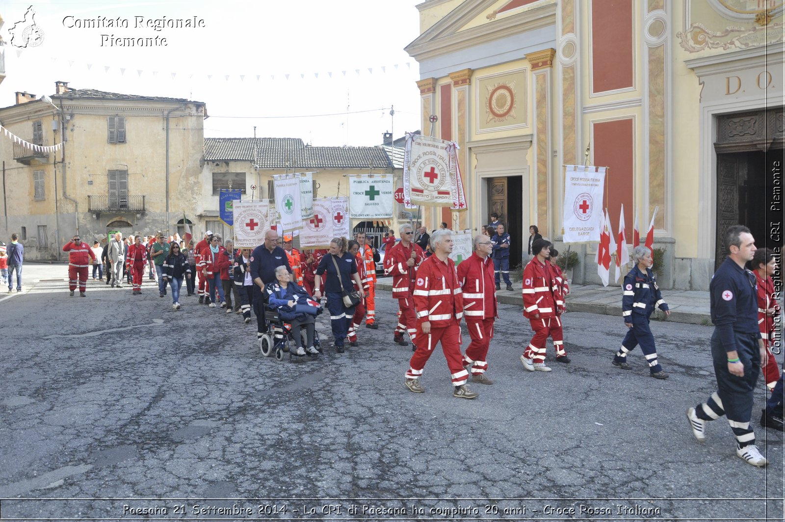 Paesana 21 Settembre 2014 - La CRI di Paesana ha compiuto 20 anni - Croce Rossa Italiana- Comitato Regionale del Piemonte