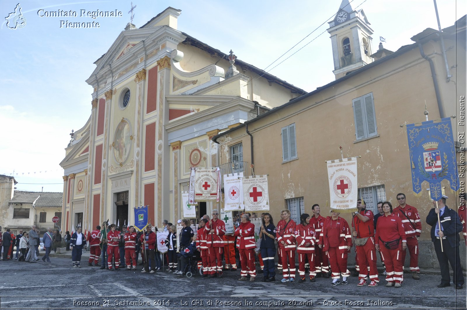 Paesana 21 Settembre 2014 - La CRI di Paesana ha compiuto 20 anni - Croce Rossa Italiana- Comitato Regionale del Piemonte