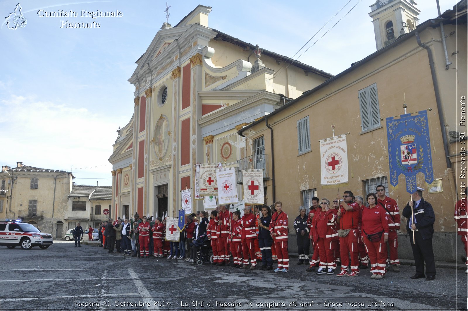 Paesana 21 Settembre 2014 - La CRI di Paesana ha compiuto 20 anni - Croce Rossa Italiana- Comitato Regionale del Piemonte