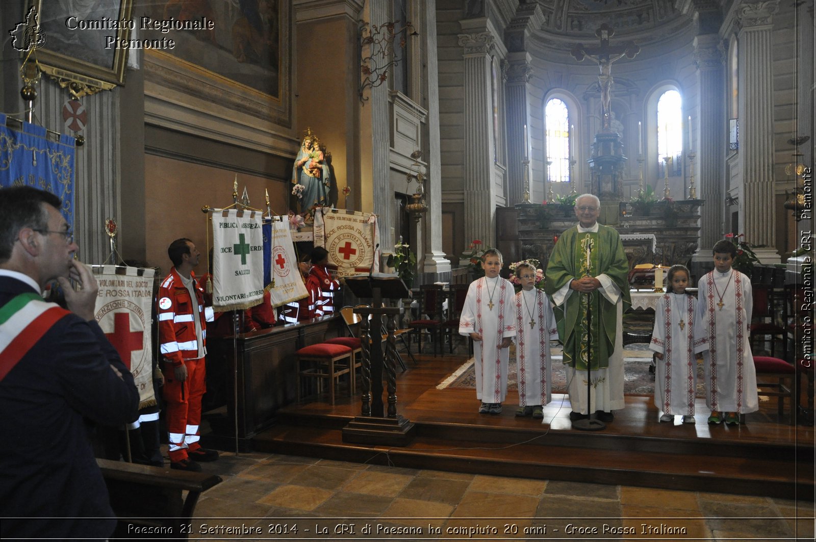 Paesana 21 Settembre 2014 - La CRI di Paesana ha compiuto 20 anni - Croce Rossa Italiana- Comitato Regionale del Piemonte