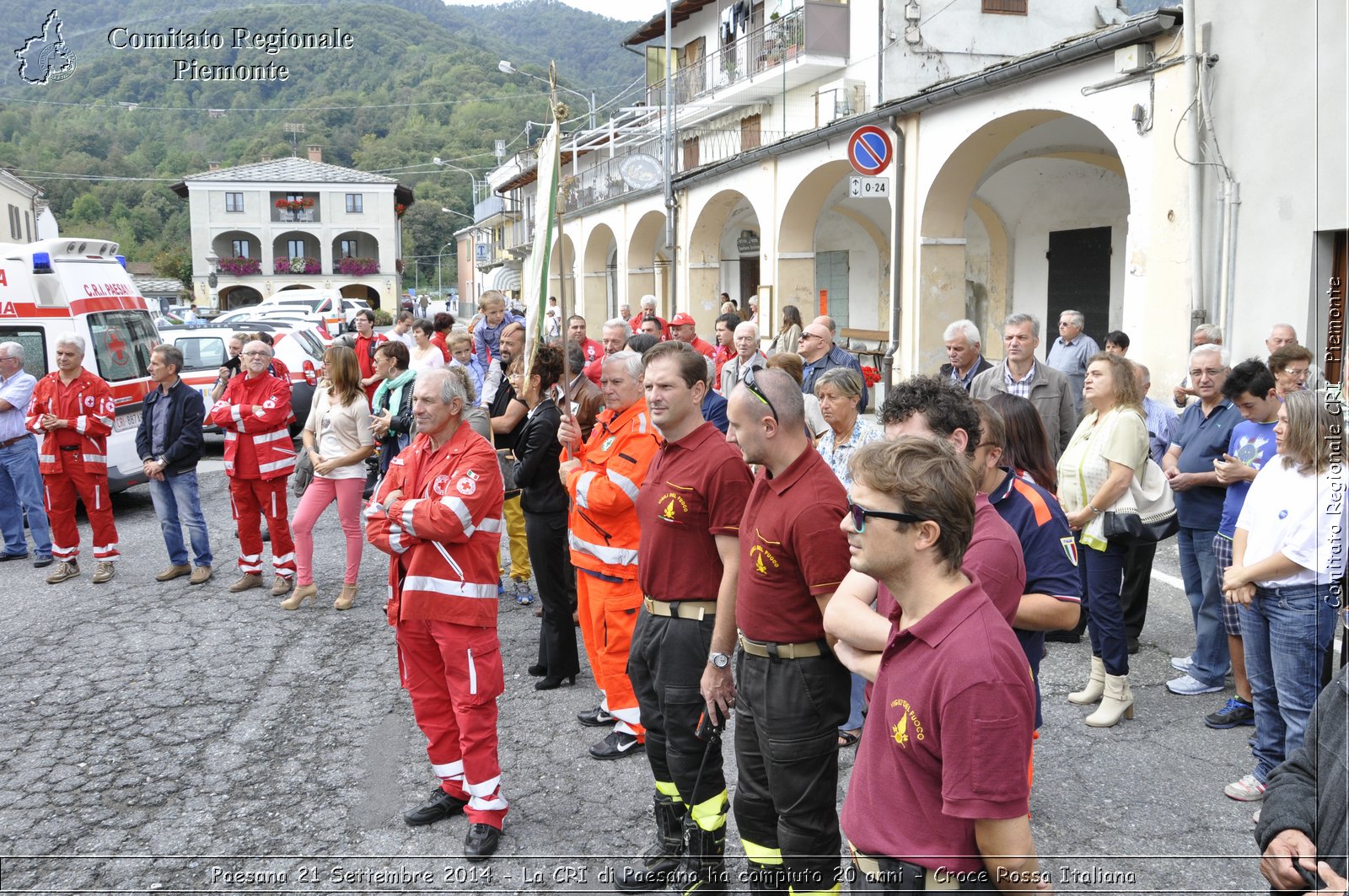 Paesana 21 Settembre 2014 - La CRI di Paesana ha compiuto 20 anni - Croce Rossa Italiana- Comitato Regionale del Piemonte