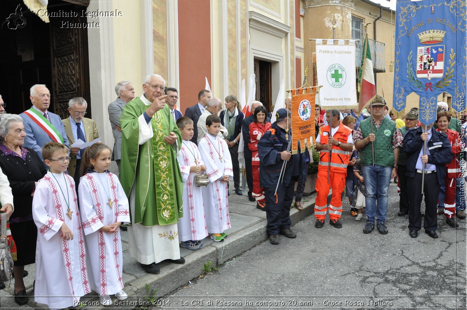 Paesana 21 Settembre 2014 - La CRI di Paesana ha compiuto 20 anni - Croce Rossa Italiana- Comitato Regionale del Piemonte