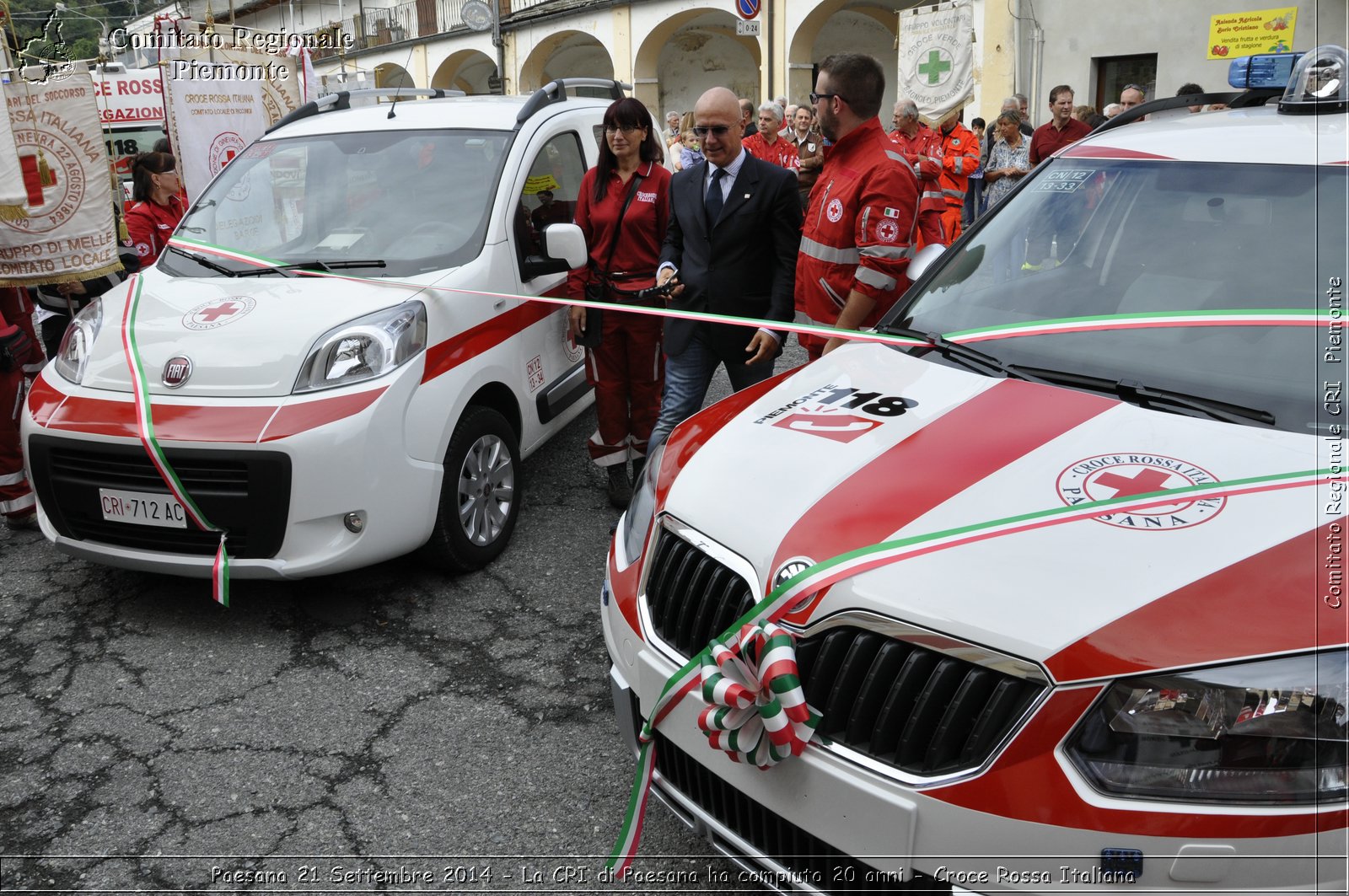 Paesana 21 Settembre 2014 - La CRI di Paesana ha compiuto 20 anni - Croce Rossa Italiana- Comitato Regionale del Piemonte