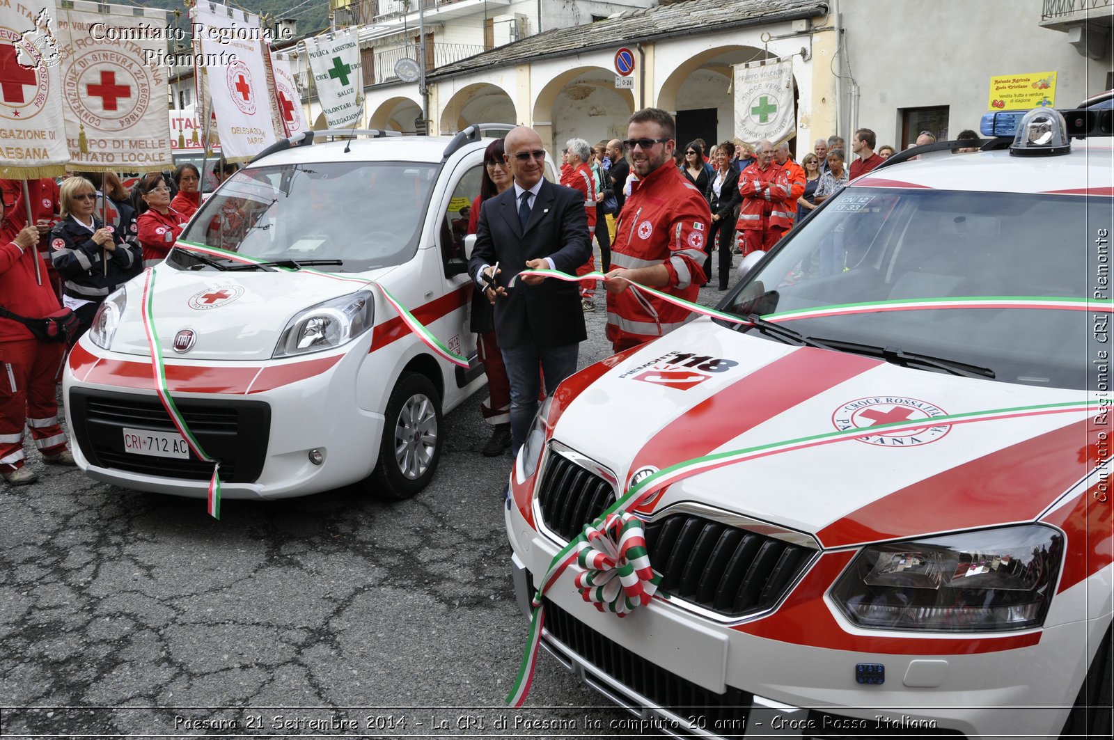 Paesana 21 Settembre 2014 - La CRI di Paesana ha compiuto 20 anni - Croce Rossa Italiana- Comitato Regionale del Piemonte