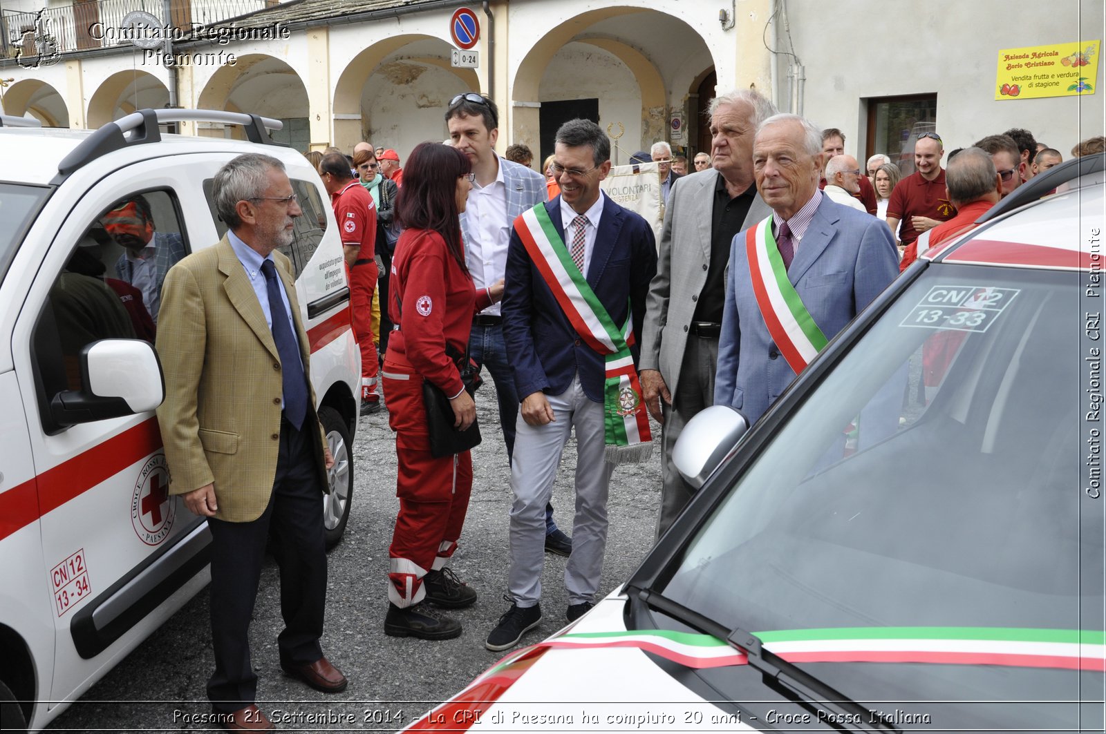 Paesana 21 Settembre 2014 - La CRI di Paesana ha compiuto 20 anni - Croce Rossa Italiana- Comitato Regionale del Piemonte