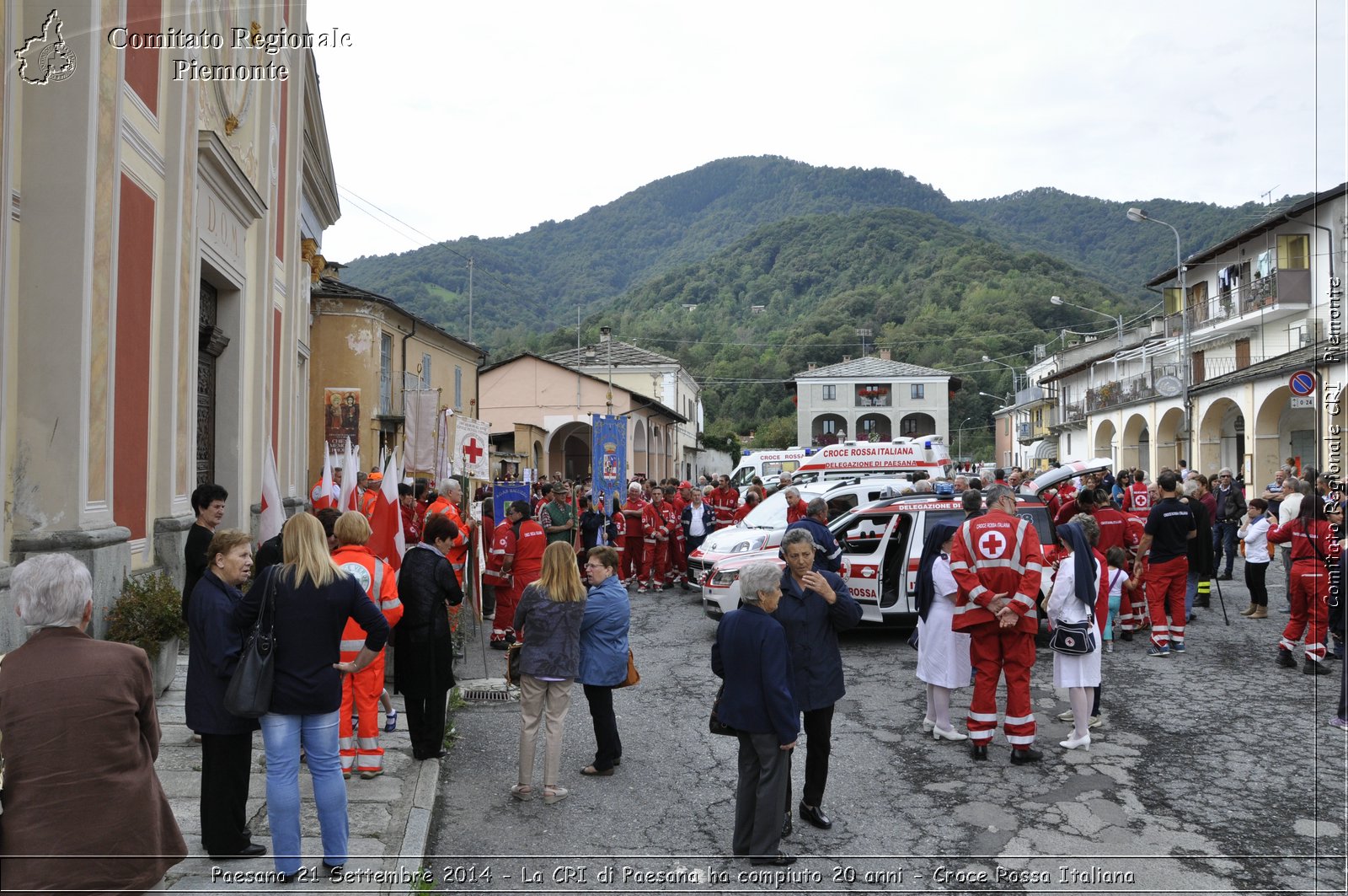 Paesana 21 Settembre 2014 - La CRI di Paesana ha compiuto 20 anni - Croce Rossa Italiana- Comitato Regionale del Piemonte