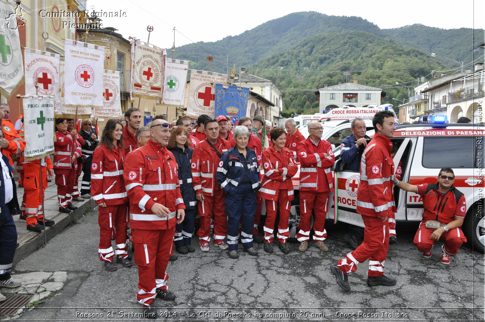 Paesana 21 Settembre 2014 - La CRI di Paesana ha compiuto 20 anni - Croce Rossa Italiana- Comitato Regionale del Piemonte