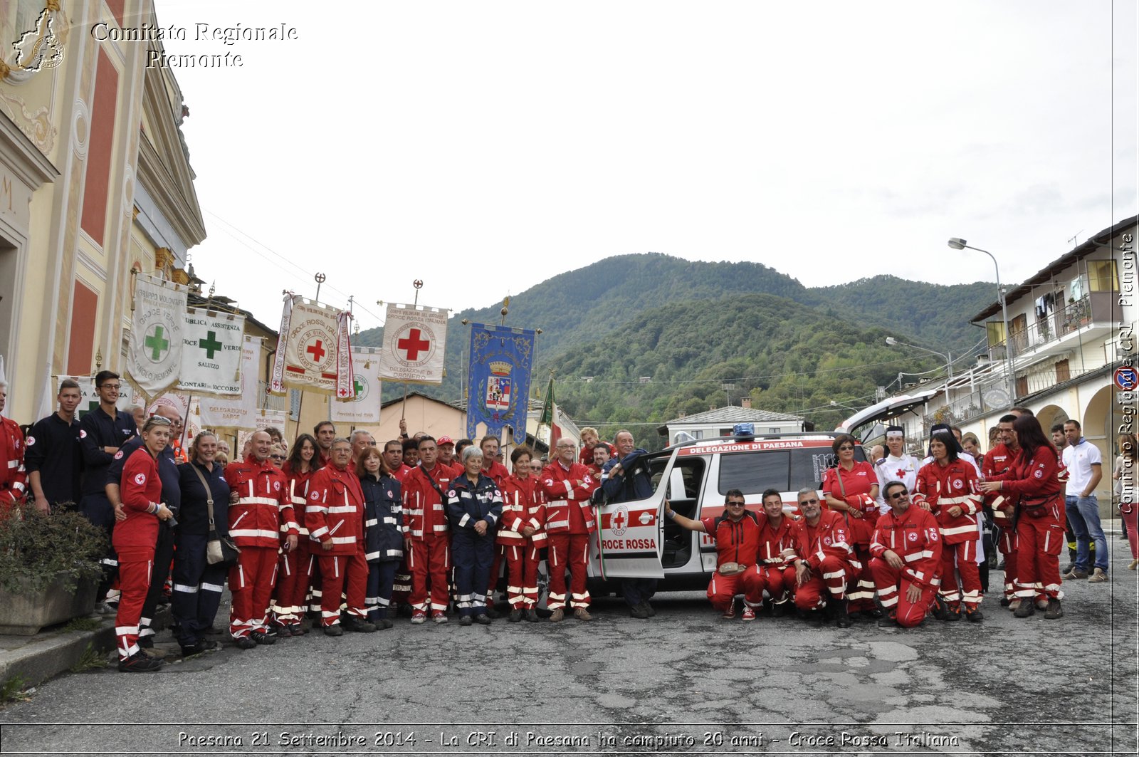 Paesana 21 Settembre 2014 - La CRI di Paesana ha compiuto 20 anni - Croce Rossa Italiana- Comitato Regionale del Piemonte