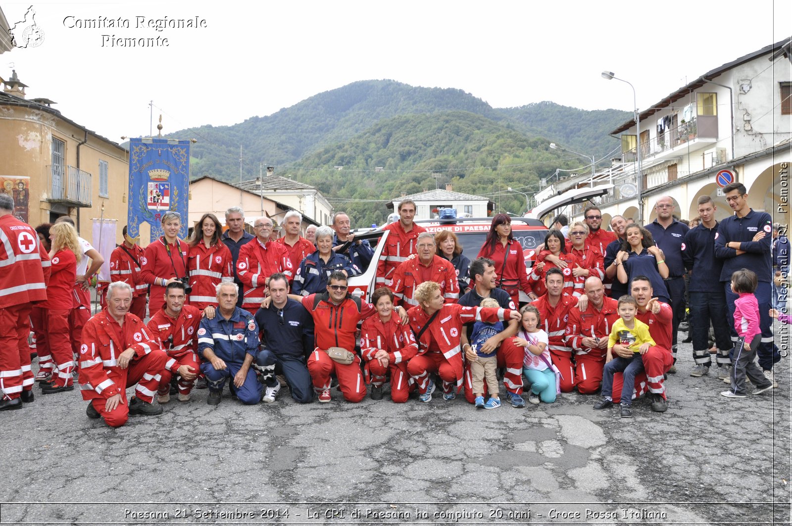 Paesana 21 Settembre 2014 - La CRI di Paesana ha compiuto 20 anni - Croce Rossa Italiana- Comitato Regionale del Piemonte