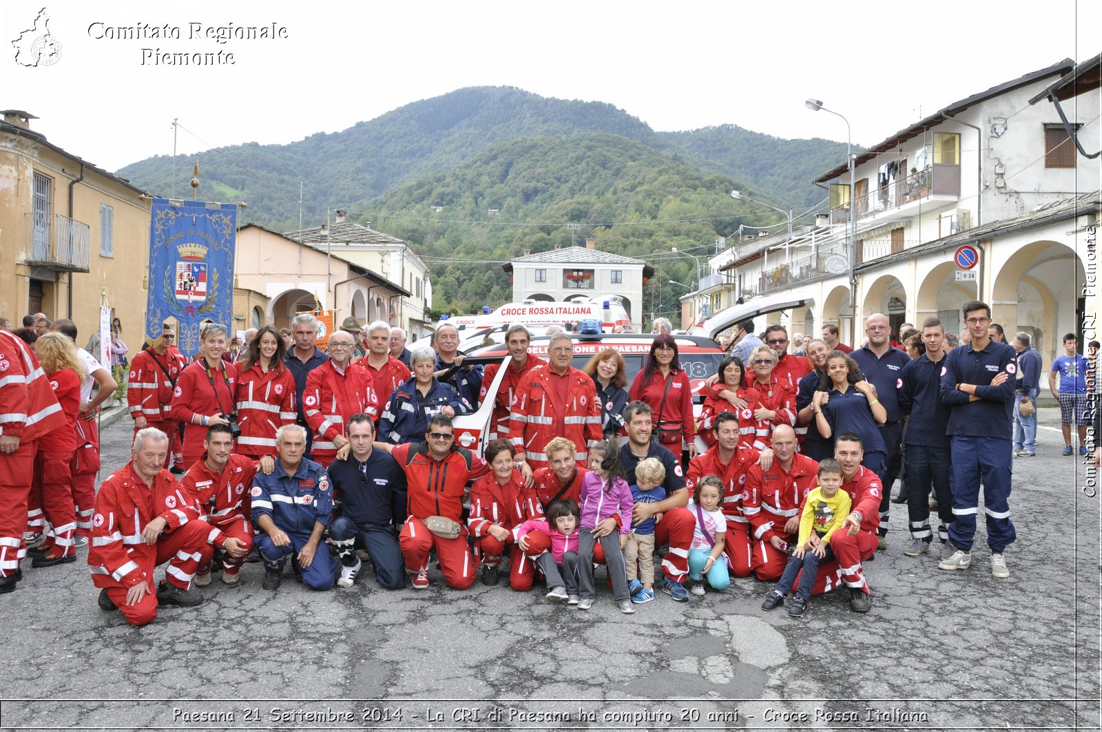 Paesana 21 Settembre 2014 - La CRI di Paesana ha compiuto 20 anni - Croce Rossa Italiana- Comitato Regionale del Piemonte