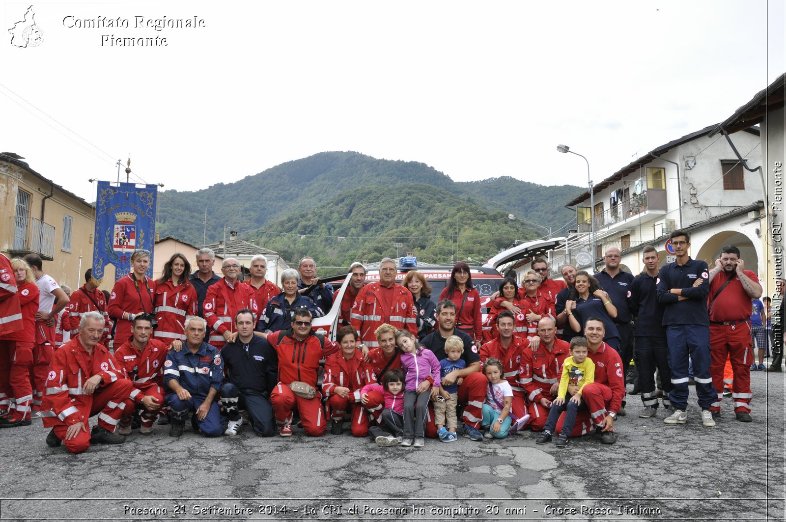 Paesana 21 Settembre 2014 - La CRI di Paesana ha compiuto 20 anni - Croce Rossa Italiana- Comitato Regionale del Piemonte