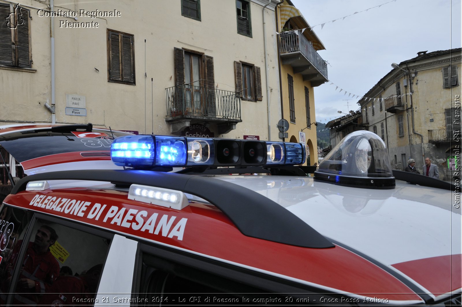 Paesana 21 Settembre 2014 - La CRI di Paesana ha compiuto 20 anni - Croce Rossa Italiana- Comitato Regionale del Piemonte