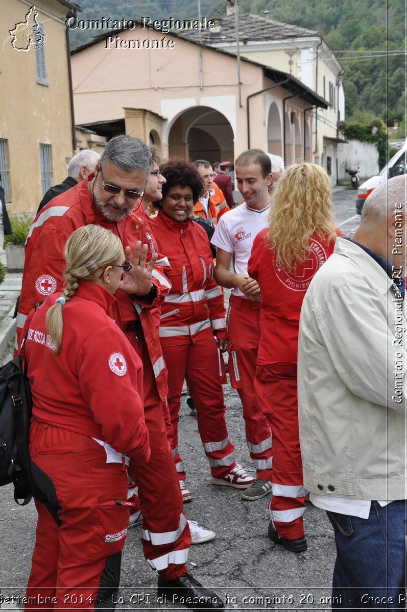 Paesana 21 Settembre 2014 - La CRI di Paesana ha compiuto 20 anni - Croce Rossa Italiana- Comitato Regionale del Piemonte