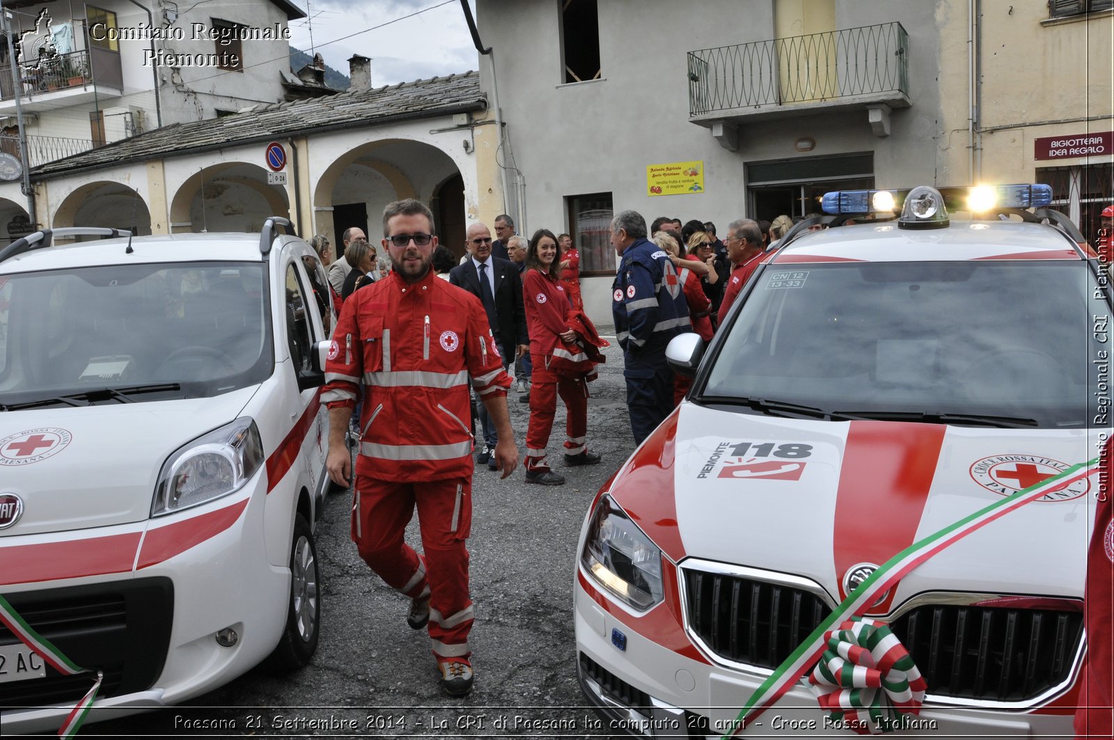 Paesana 21 Settembre 2014 - La CRI di Paesana ha compiuto 20 anni - Croce Rossa Italiana- Comitato Regionale del Piemonte