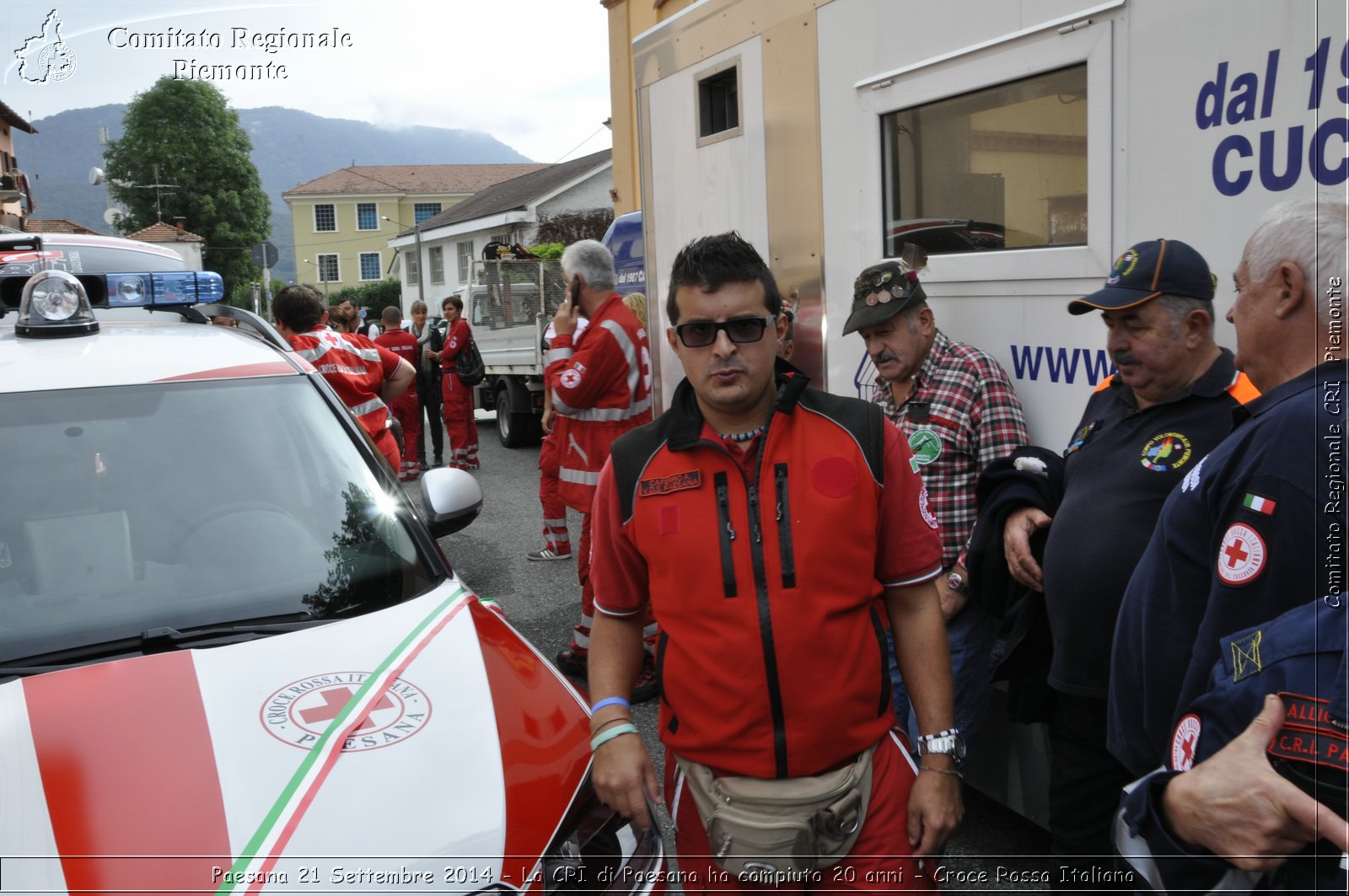 Paesana 21 Settembre 2014 - La CRI di Paesana ha compiuto 20 anni - Croce Rossa Italiana- Comitato Regionale del Piemonte