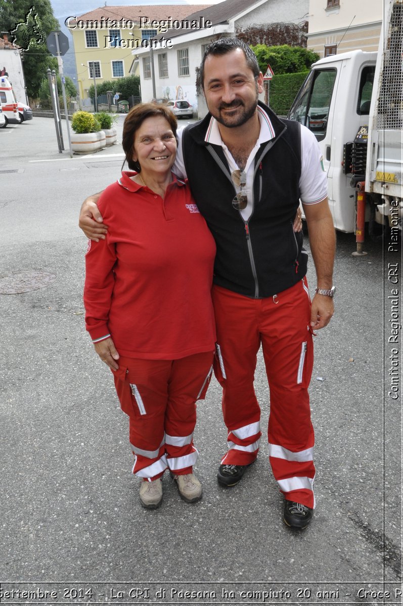 Paesana 21 Settembre 2014 - La CRI di Paesana ha compiuto 20 anni - Croce Rossa Italiana- Comitato Regionale del Piemonte