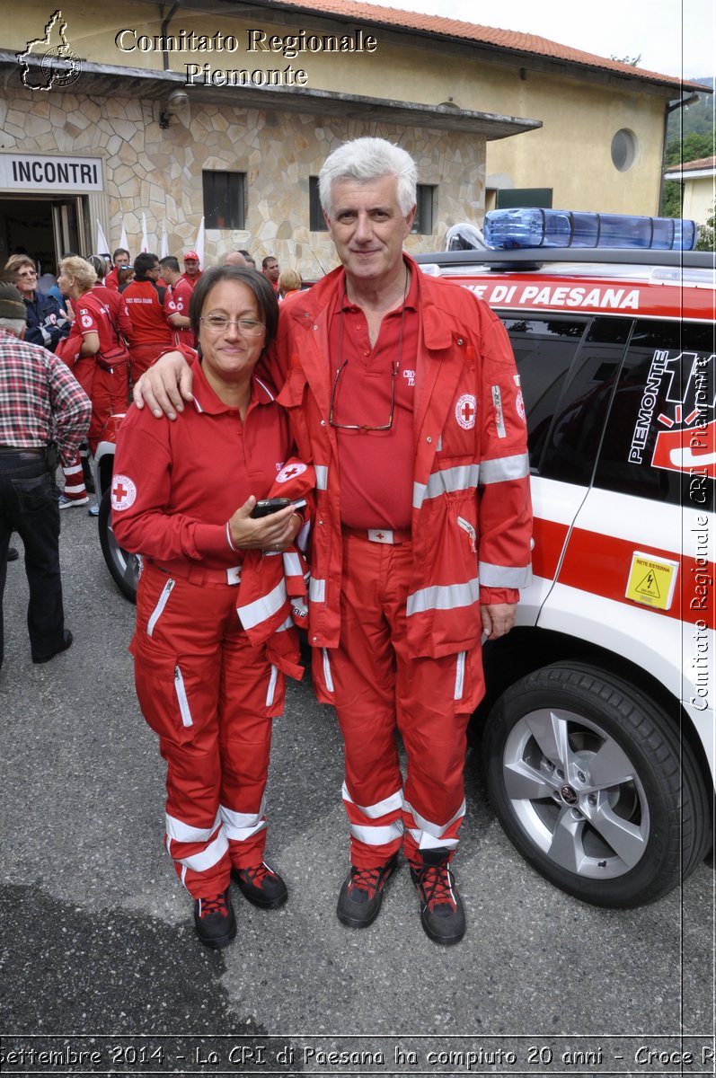 Paesana 21 Settembre 2014 - La CRI di Paesana ha compiuto 20 anni - Croce Rossa Italiana- Comitato Regionale del Piemonte