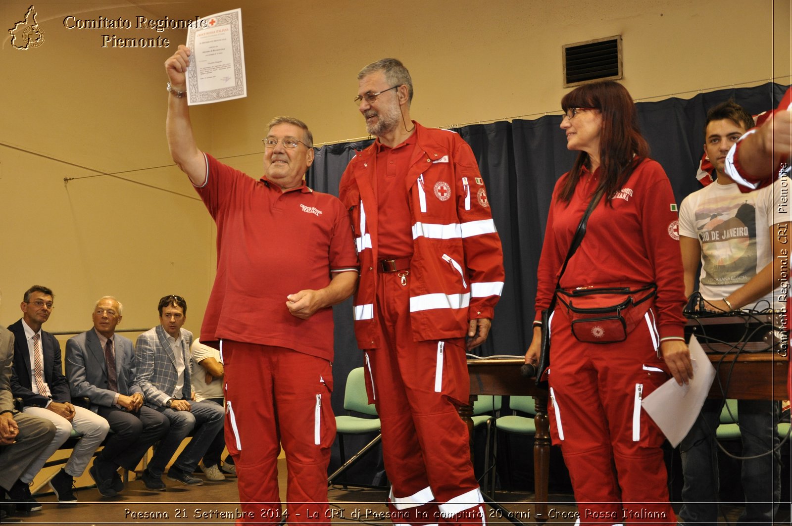 Paesana 21 Settembre 2014 - La CRI di Paesana ha compiuto 20 anni - Croce Rossa Italiana- Comitato Regionale del Piemonte