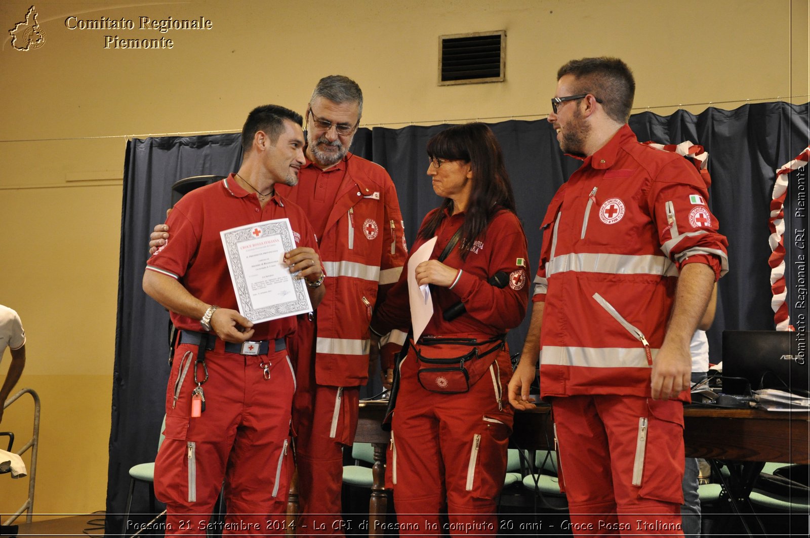 Paesana 21 Settembre 2014 - La CRI di Paesana ha compiuto 20 anni - Croce Rossa Italiana- Comitato Regionale del Piemonte