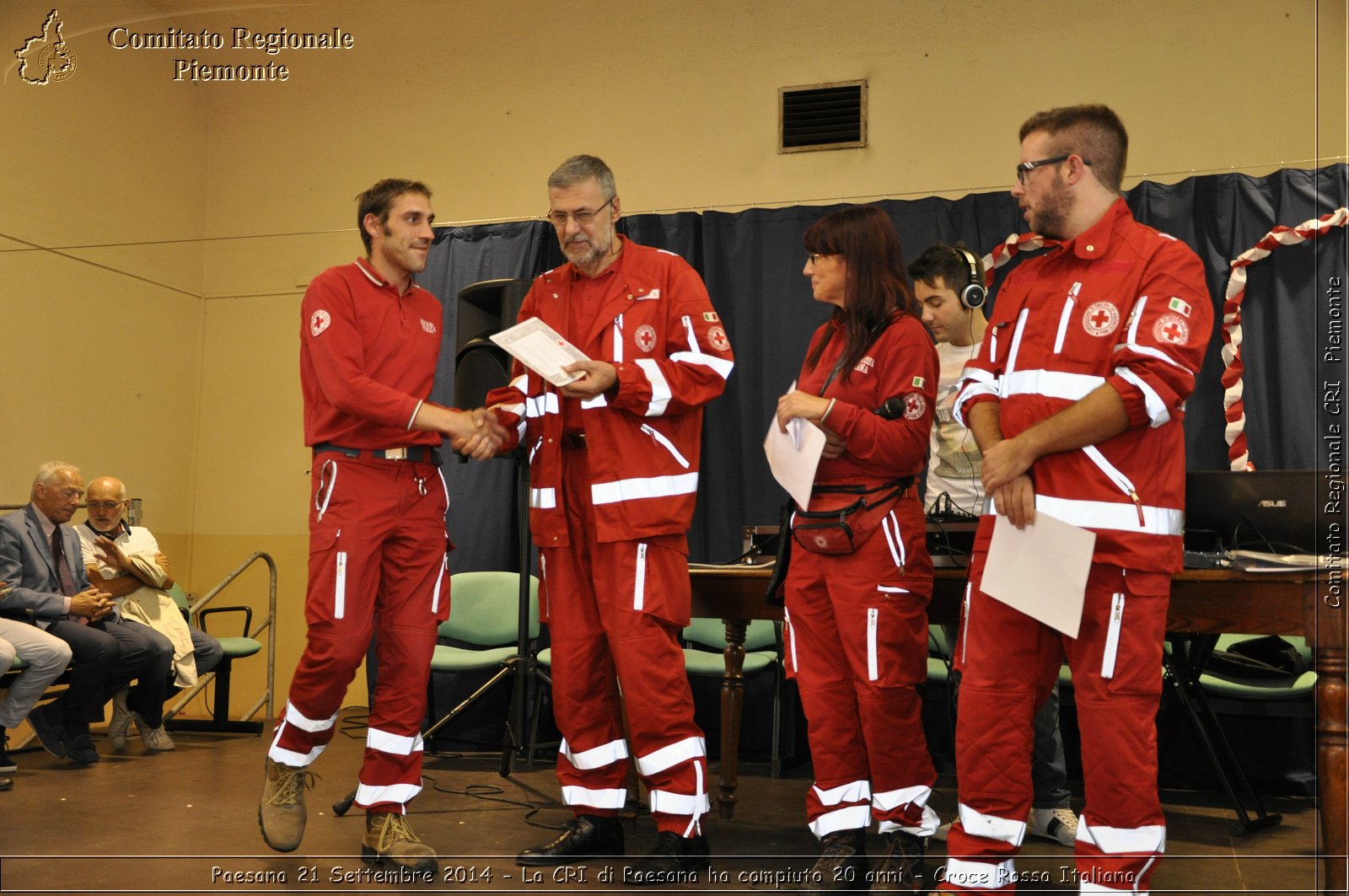 Paesana 21 Settembre 2014 - La CRI di Paesana ha compiuto 20 anni - Croce Rossa Italiana- Comitato Regionale del Piemonte