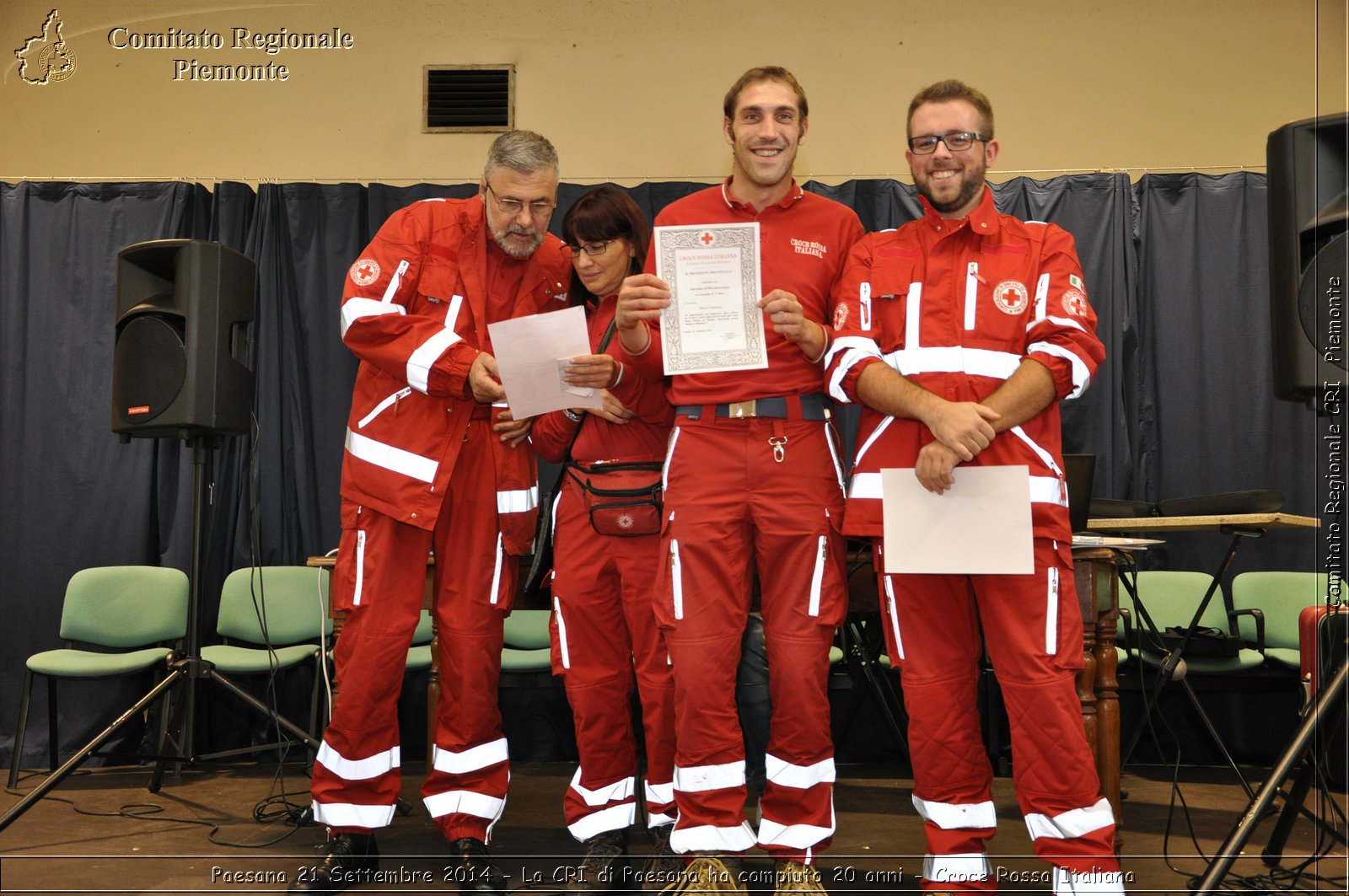 Paesana 21 Settembre 2014 - La CRI di Paesana ha compiuto 20 anni - Croce Rossa Italiana- Comitato Regionale del Piemonte