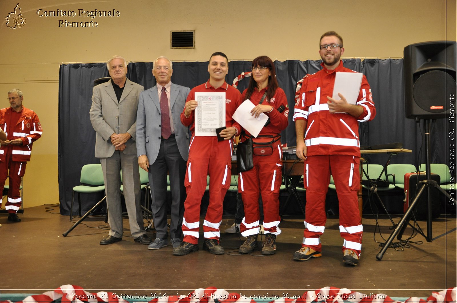 Paesana 21 Settembre 2014 - La CRI di Paesana ha compiuto 20 anni - Croce Rossa Italiana- Comitato Regionale del Piemonte