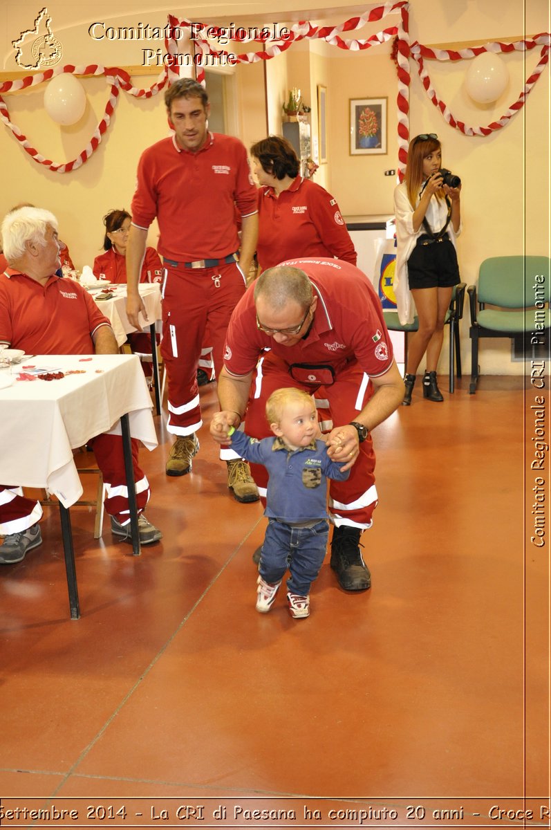 Paesana 21 Settembre 2014 - La CRI di Paesana ha compiuto 20 anni - Croce Rossa Italiana- Comitato Regionale del Piemonte