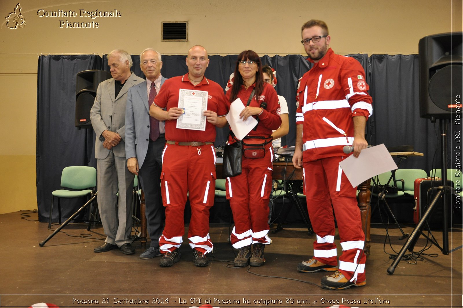 Paesana 21 Settembre 2014 - La CRI di Paesana ha compiuto 20 anni - Croce Rossa Italiana- Comitato Regionale del Piemonte