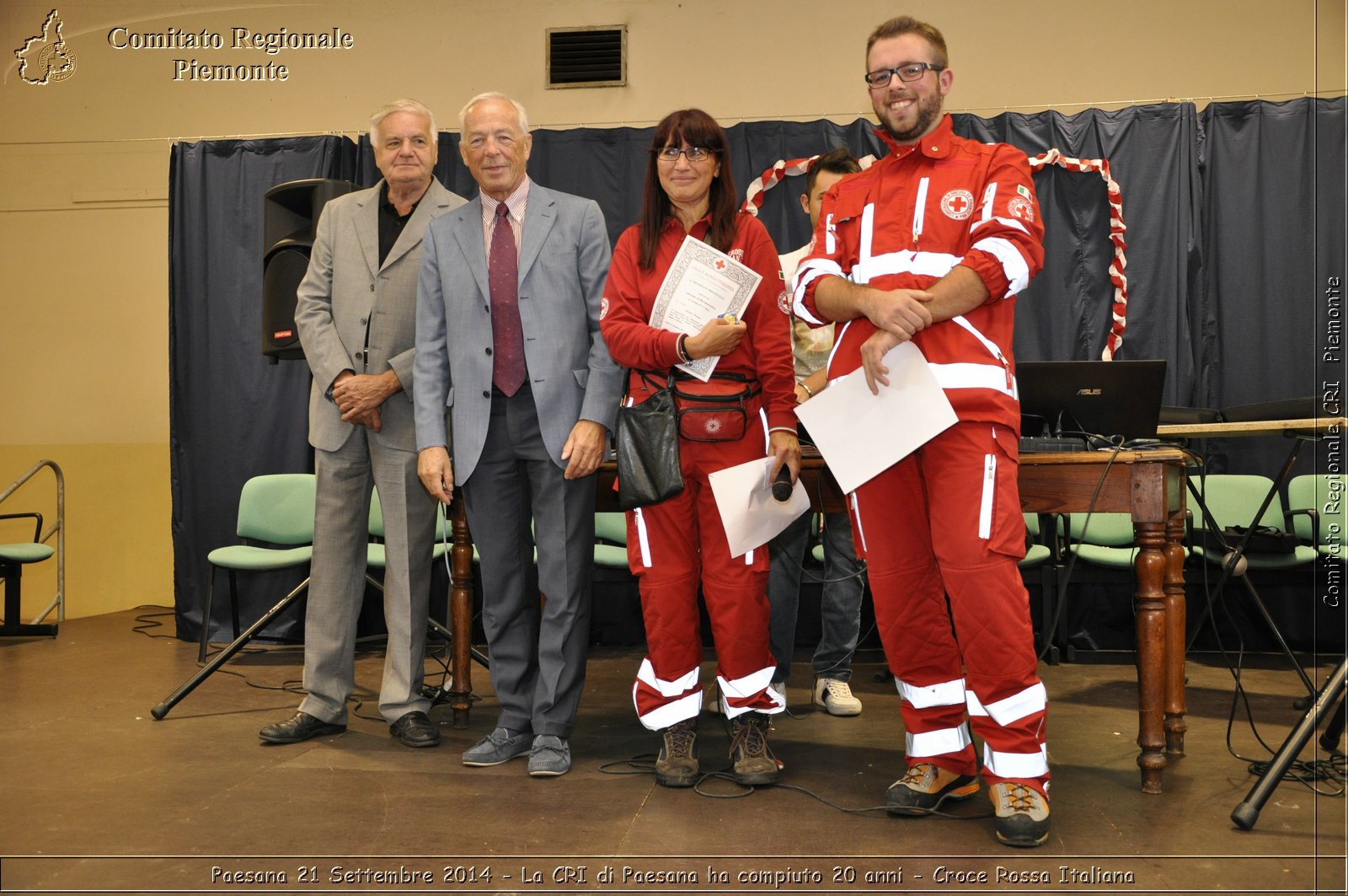 Paesana 21 Settembre 2014 - La CRI di Paesana ha compiuto 20 anni - Croce Rossa Italiana- Comitato Regionale del Piemonte