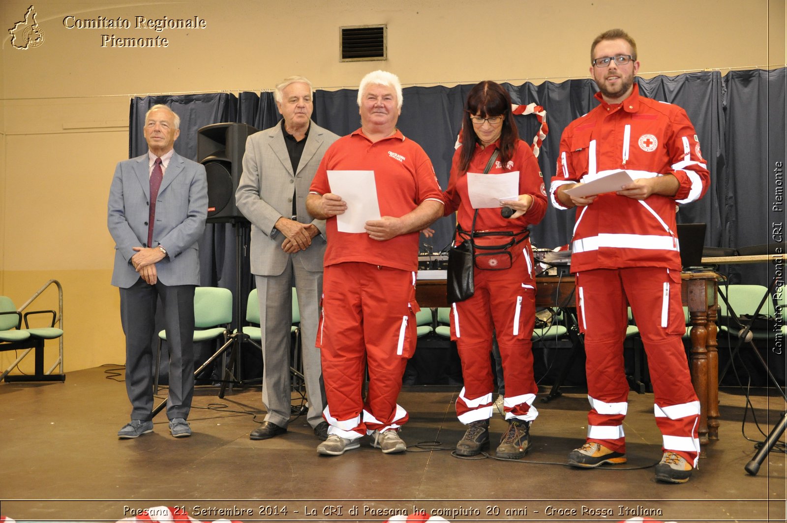 Paesana 21 Settembre 2014 - La CRI di Paesana ha compiuto 20 anni - Croce Rossa Italiana- Comitato Regionale del Piemonte