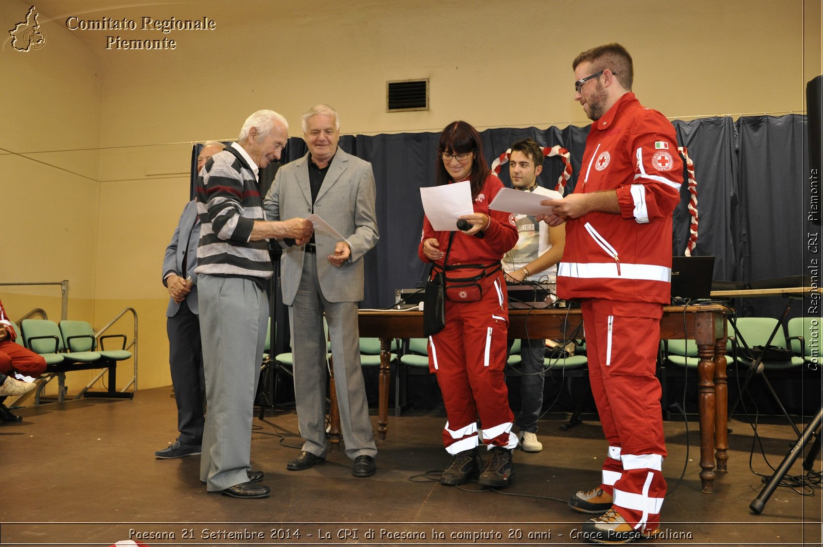 Paesana 21 Settembre 2014 - La CRI di Paesana ha compiuto 20 anni - Croce Rossa Italiana- Comitato Regionale del Piemonte