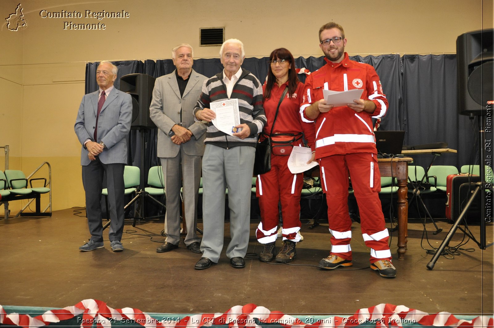 Paesana 21 Settembre 2014 - La CRI di Paesana ha compiuto 20 anni - Croce Rossa Italiana- Comitato Regionale del Piemonte