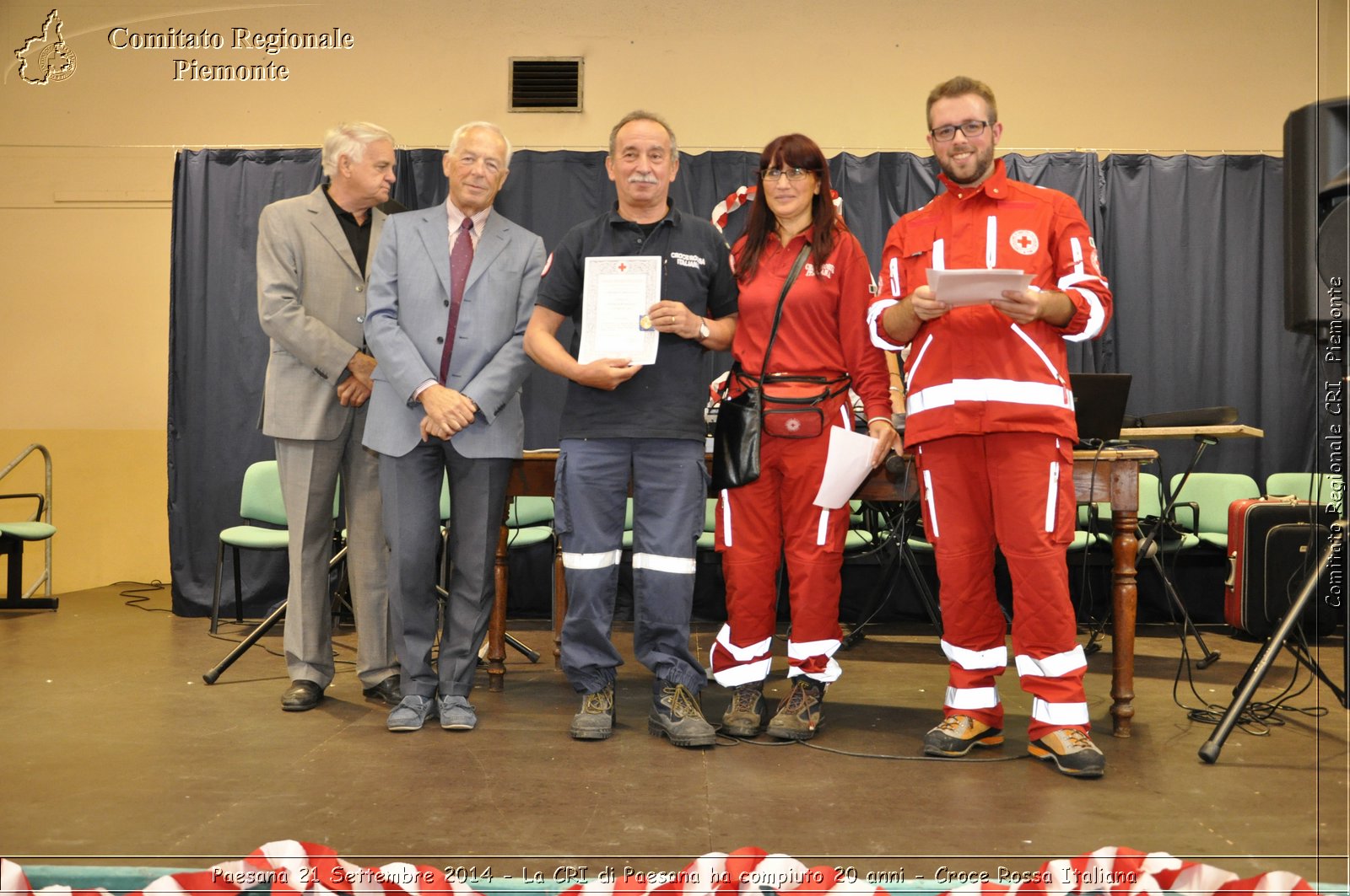 Paesana 21 Settembre 2014 - La CRI di Paesana ha compiuto 20 anni - Croce Rossa Italiana- Comitato Regionale del Piemonte