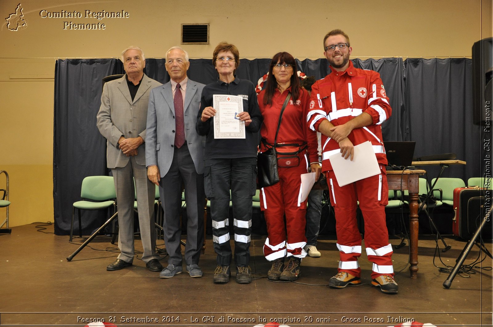 Paesana 21 Settembre 2014 - La CRI di Paesana ha compiuto 20 anni - Croce Rossa Italiana- Comitato Regionale del Piemonte