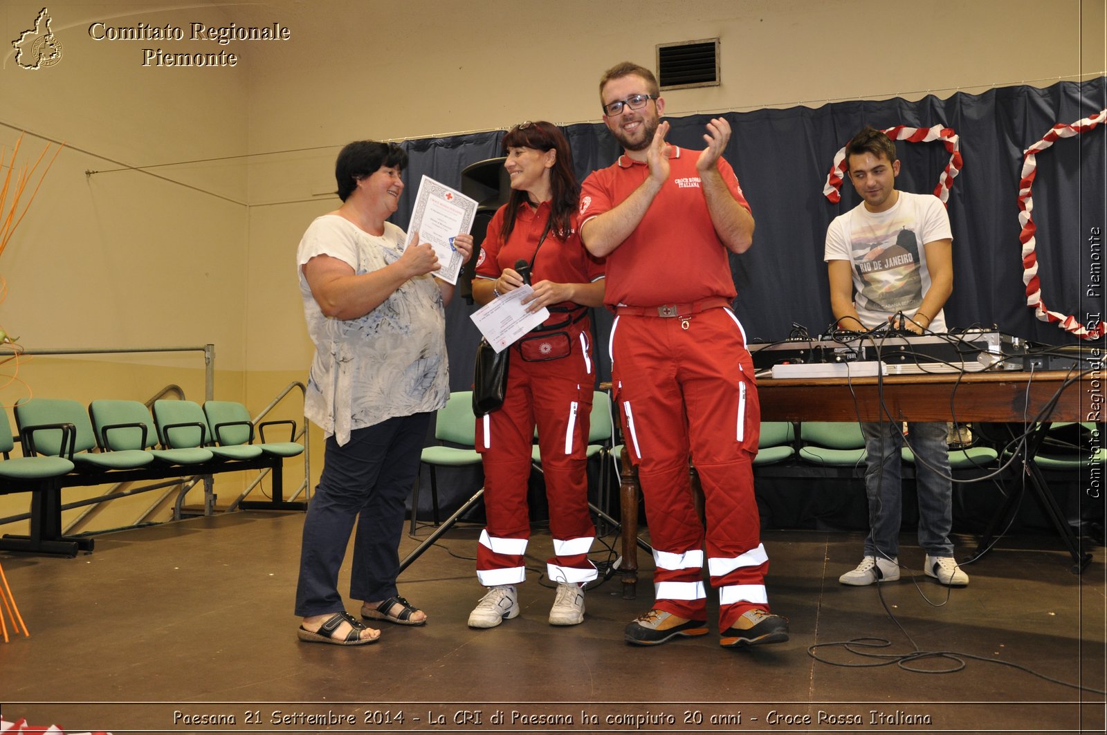 Paesana 21 Settembre 2014 - La CRI di Paesana ha compiuto 20 anni - Croce Rossa Italiana- Comitato Regionale del Piemonte