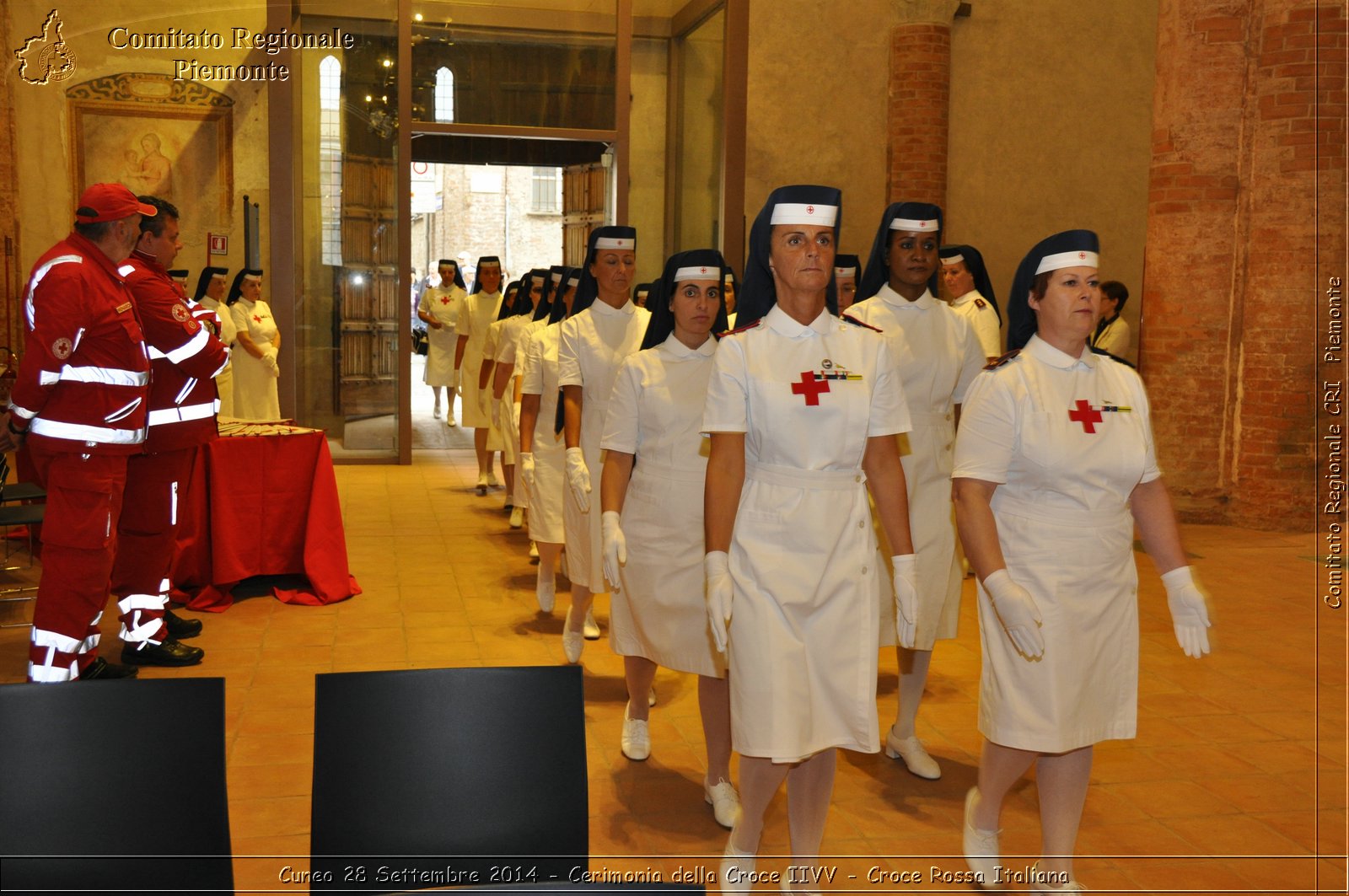 Cuneo 28 Settembre 2014 - Cerimonia della Croce IIVV - Croce Rossa Italiana- Comitato Regionale del Piemonte