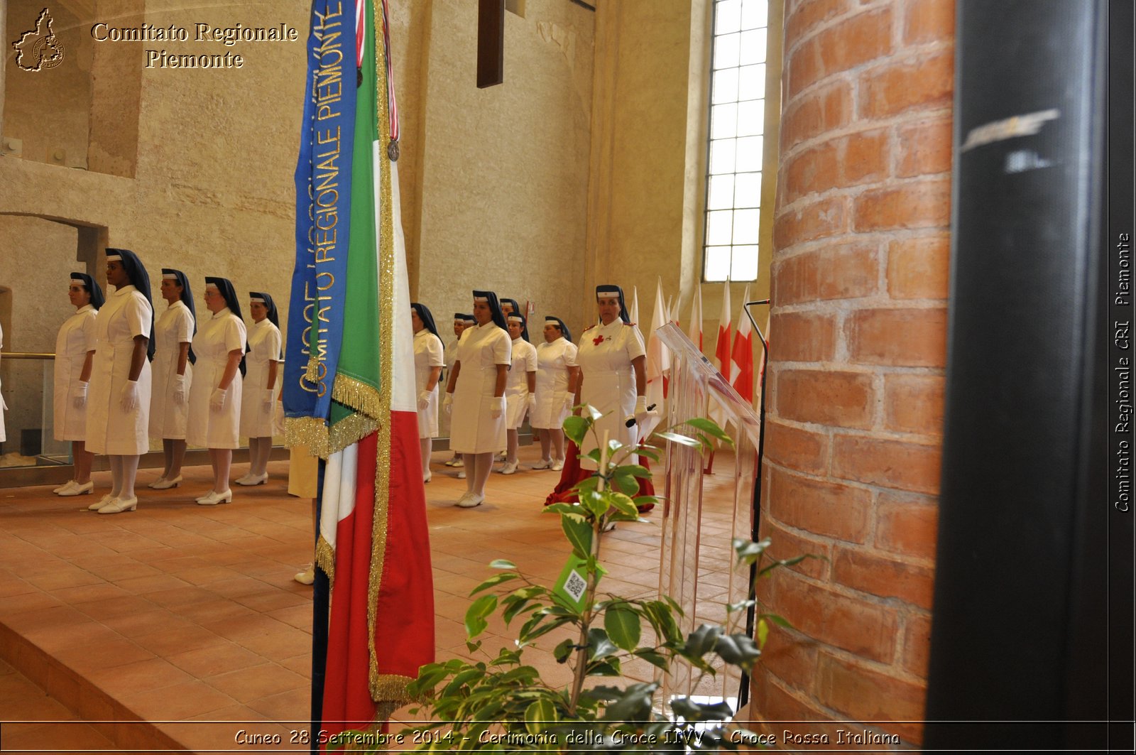 Cuneo 28 Settembre 2014 - Cerimonia della Croce IIVV - Croce Rossa Italiana- Comitato Regionale del Piemonte