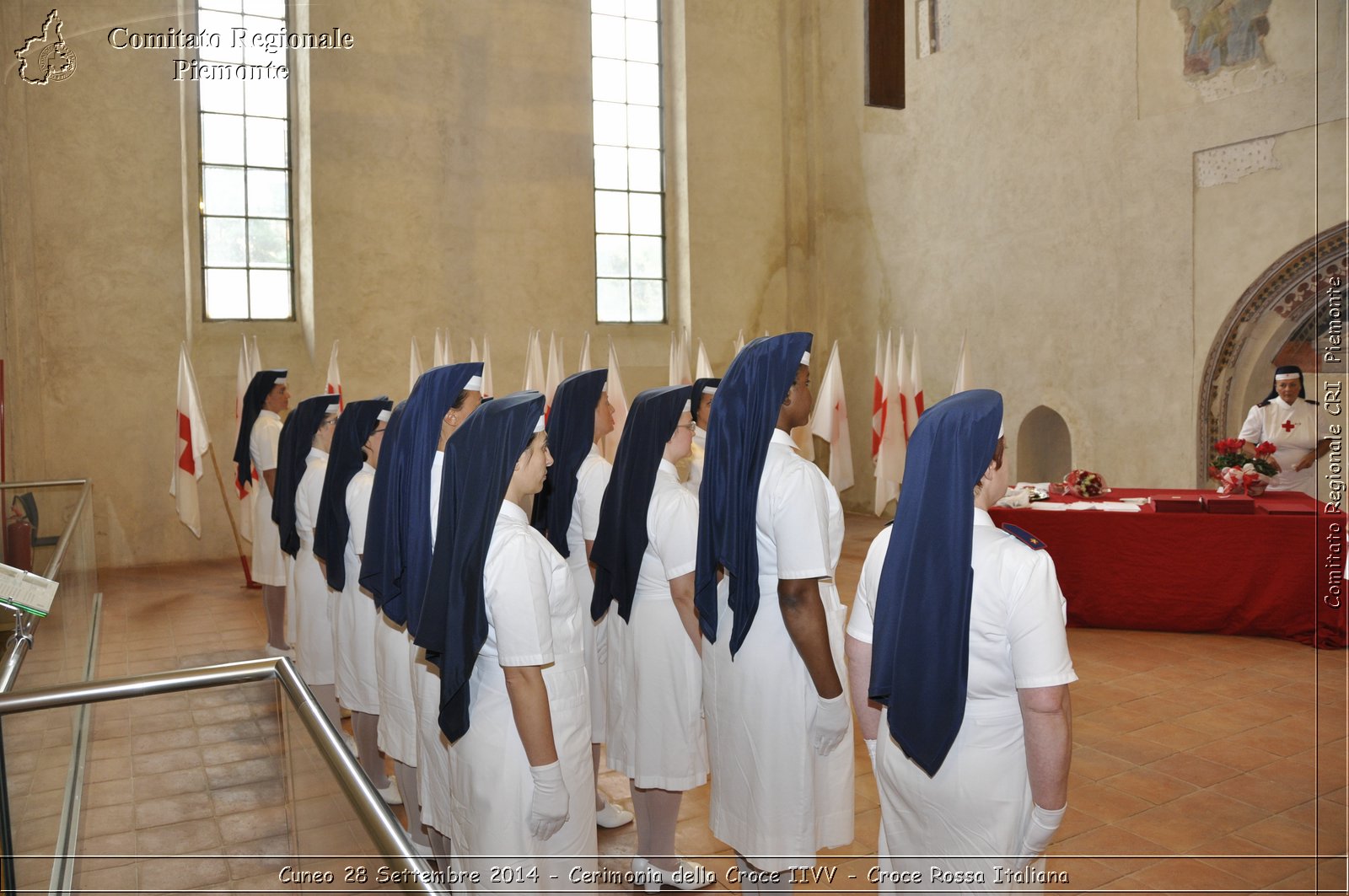 Cuneo 28 Settembre 2014 - Cerimonia della Croce IIVV - Croce Rossa Italiana- Comitato Regionale del Piemonte