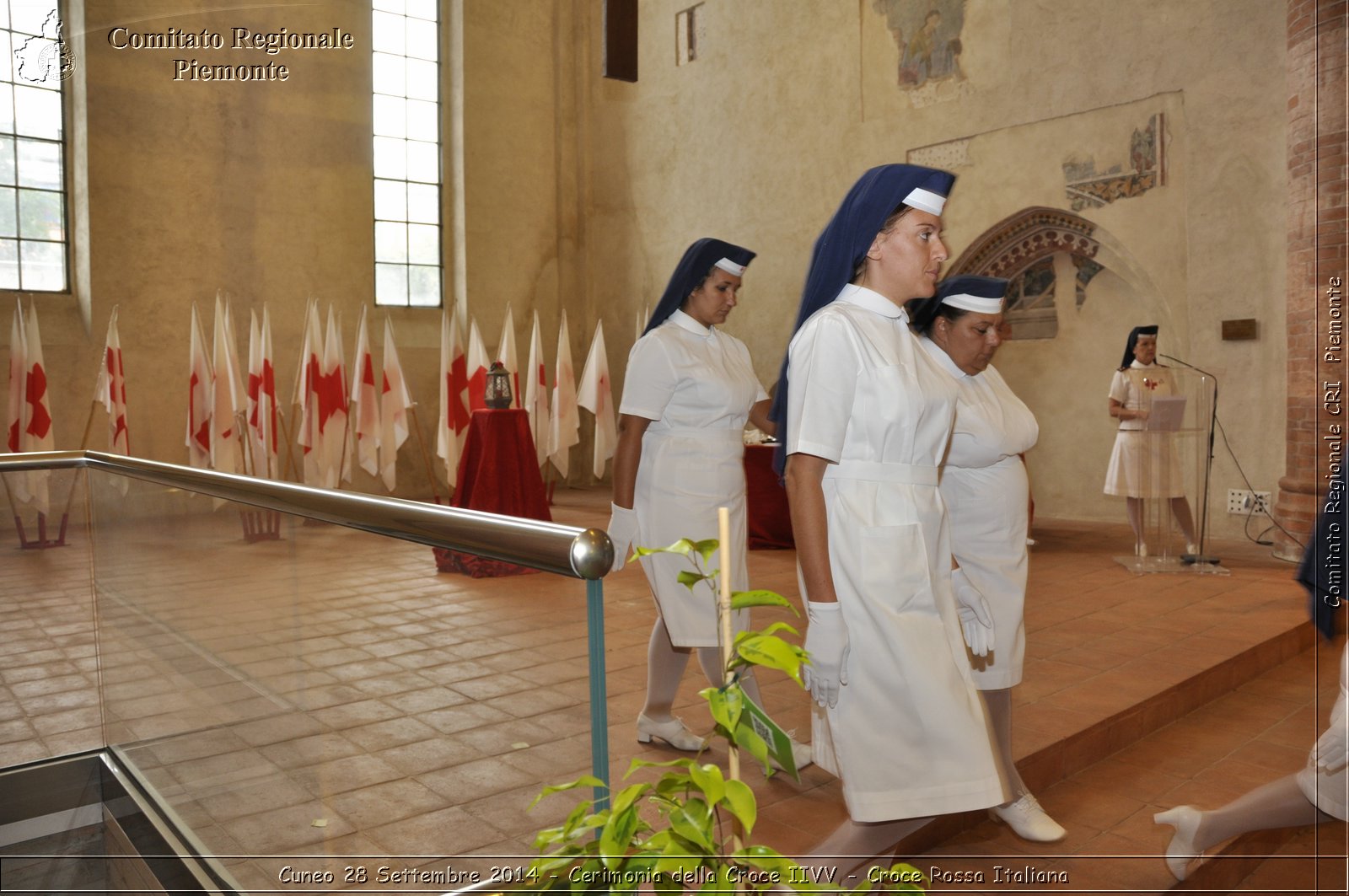 Cuneo 28 Settembre 2014 - Cerimonia della Croce IIVV - Croce Rossa Italiana- Comitato Regionale del Piemonte