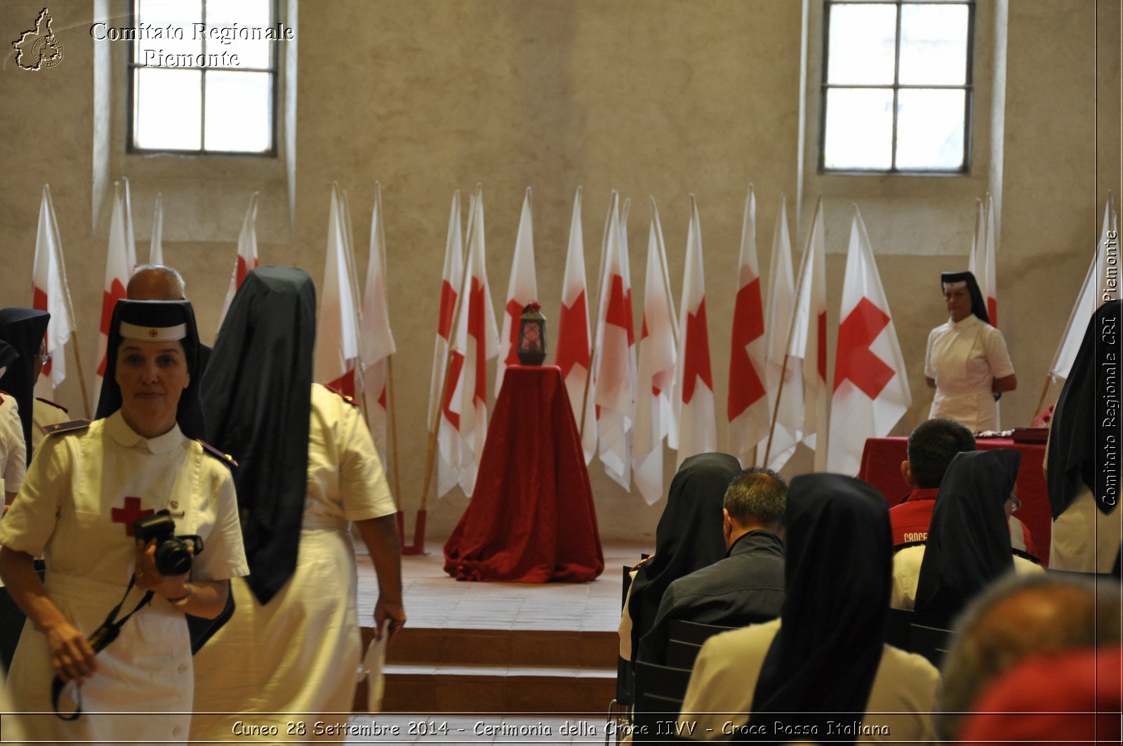 Cuneo 28 Settembre 2014 - Cerimonia della Croce IIVV - Croce Rossa Italiana- Comitato Regionale del Piemonte