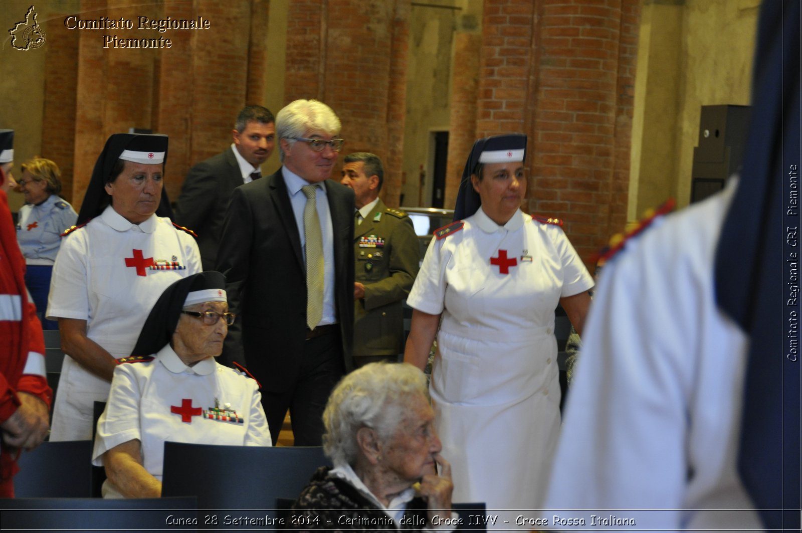 Cuneo 28 Settembre 2014 - Cerimonia della Croce IIVV - Croce Rossa Italiana- Comitato Regionale del Piemonte