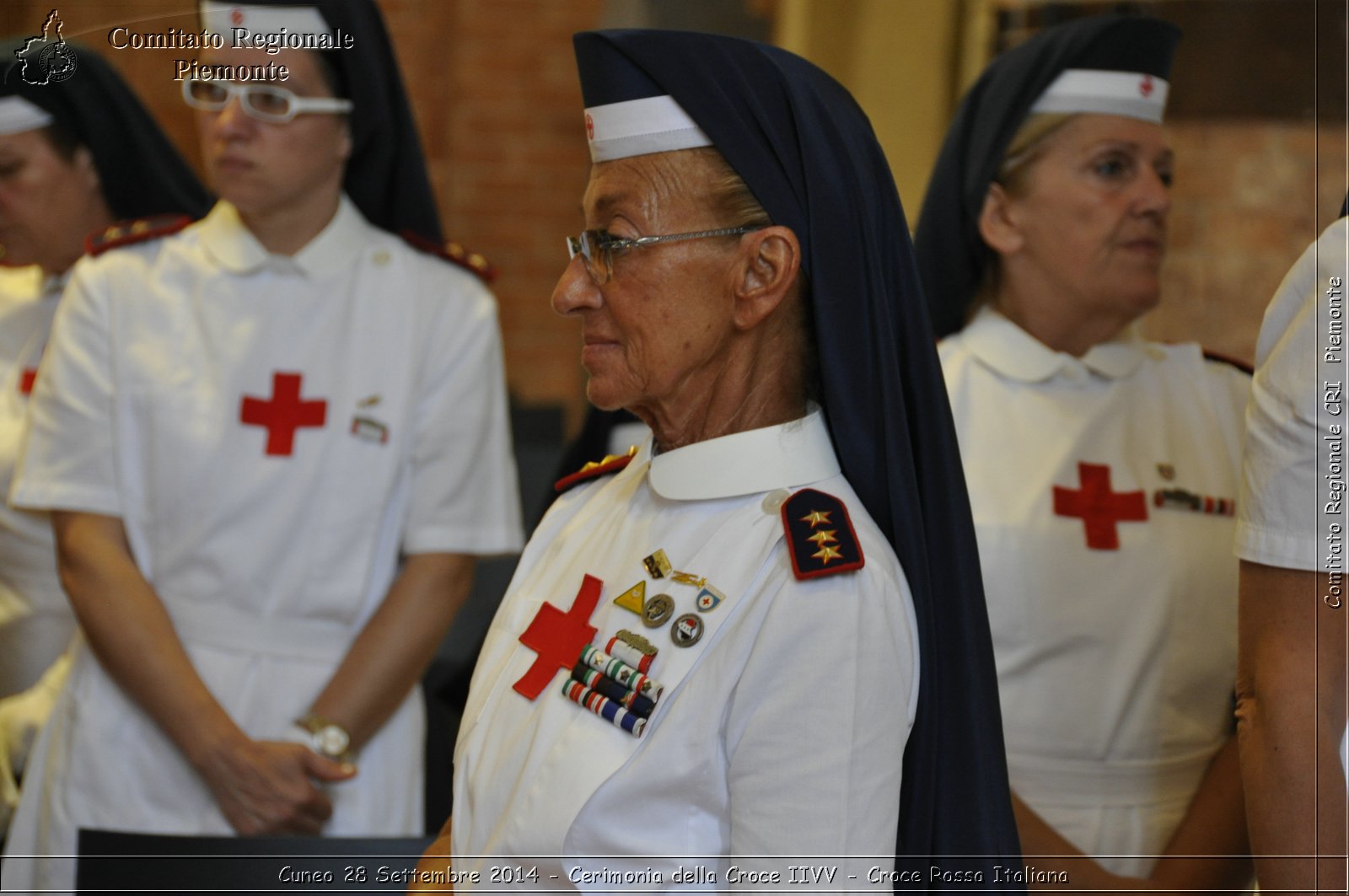 Cuneo 28 Settembre 2014 - Cerimonia della Croce IIVV - Croce Rossa Italiana- Comitato Regionale del Piemonte