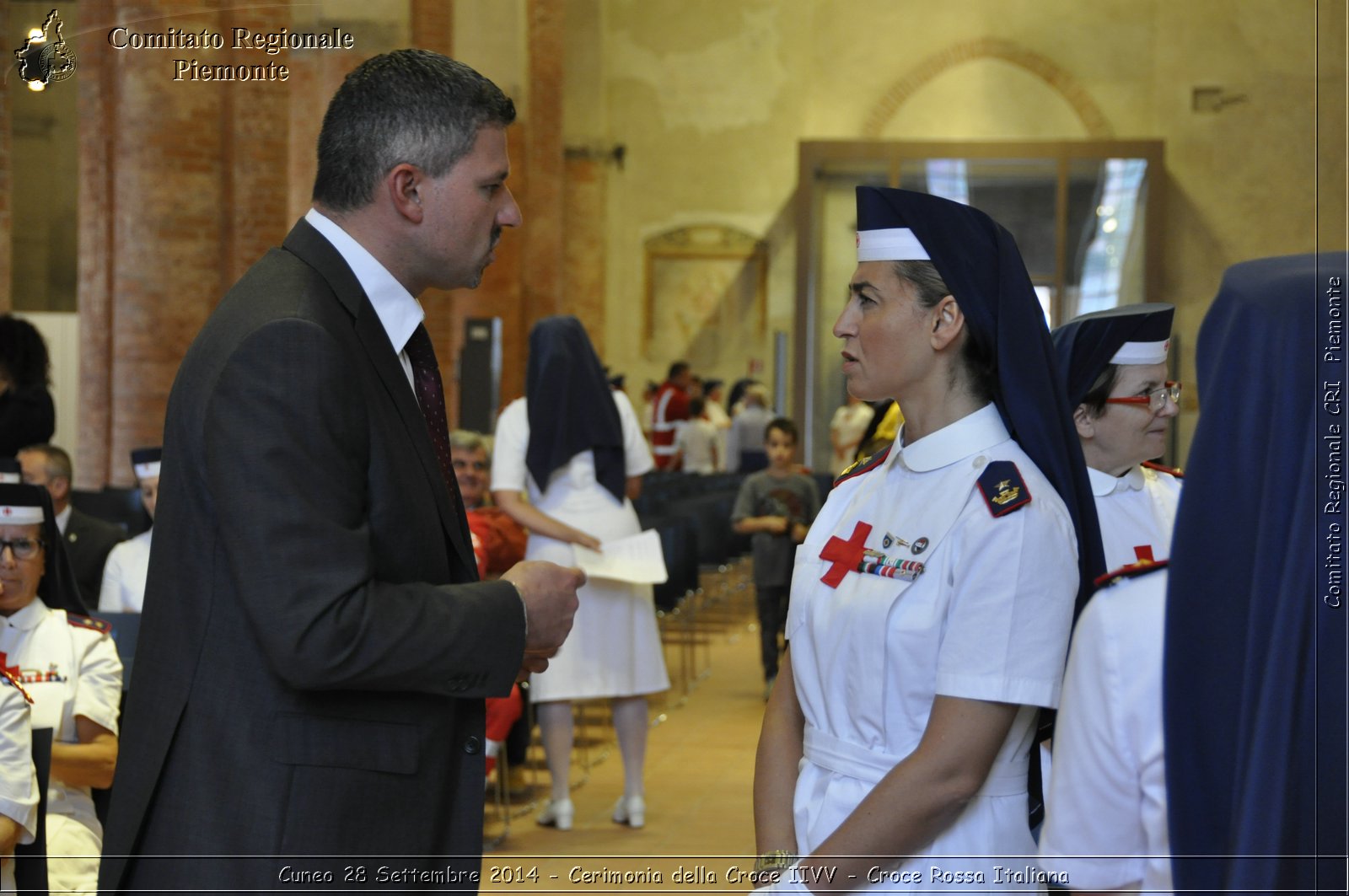 Cuneo 28 Settembre 2014 - Cerimonia della Croce IIVV - Croce Rossa Italiana- Comitato Regionale del Piemonte