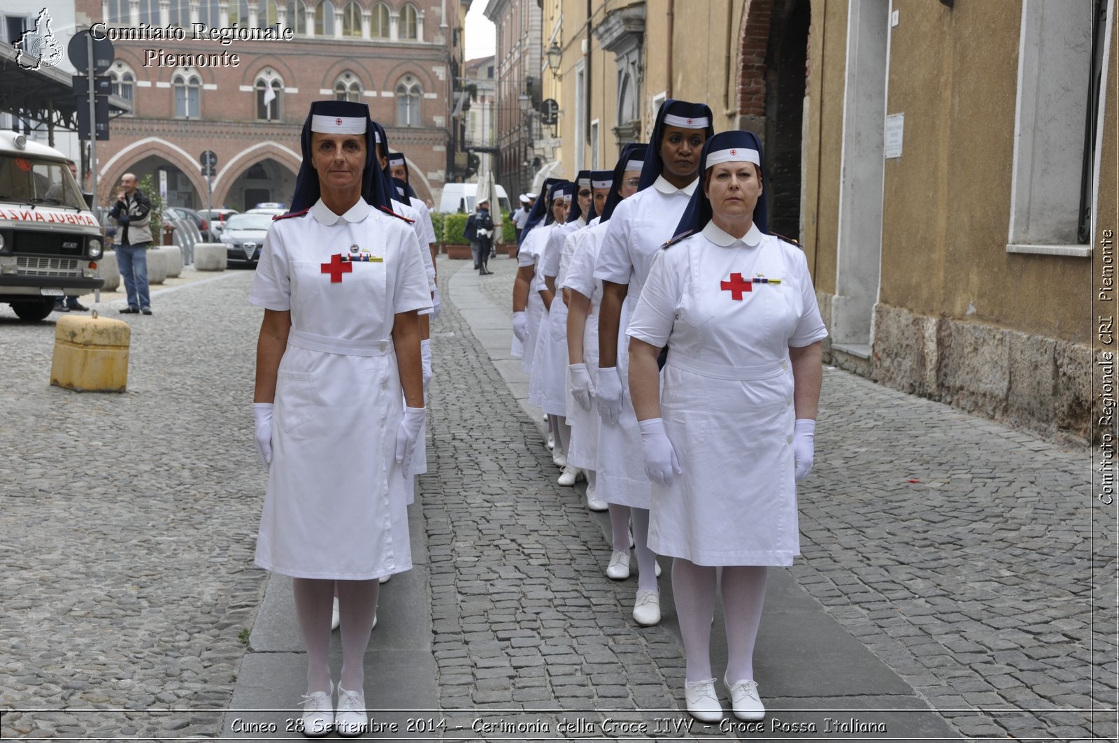 Cuneo 28 Settembre 2014 - Cerimonia della Croce IIVV - Croce Rossa Italiana- Comitato Regionale del Piemonte