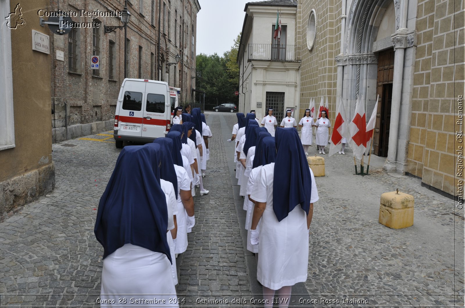 Cuneo 28 Settembre 2014 - Cerimonia della Croce IIVV - Croce Rossa Italiana- Comitato Regionale del Piemonte