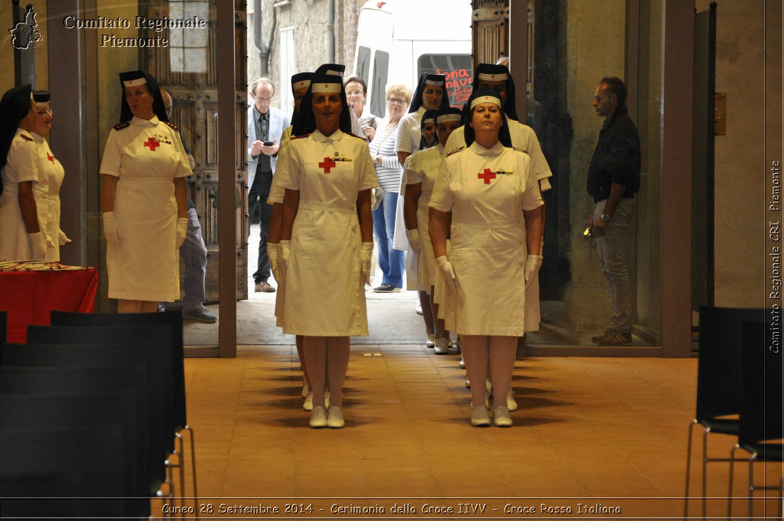 Cuneo 28 Settembre 2014 - Cerimonia della Croce IIVV - Croce Rossa Italiana- Comitato Regionale del Piemonte