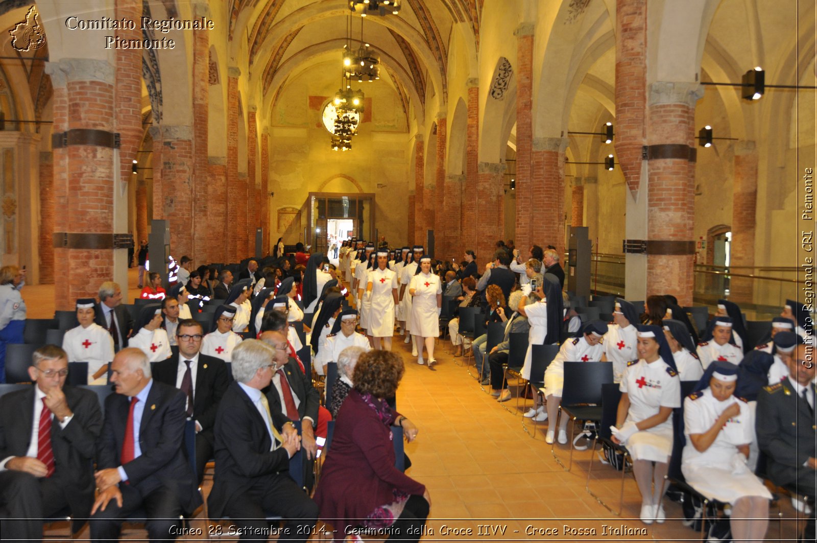 Cuneo 28 Settembre 2014 - Cerimonia della Croce IIVV - Croce Rossa Italiana- Comitato Regionale del Piemonte