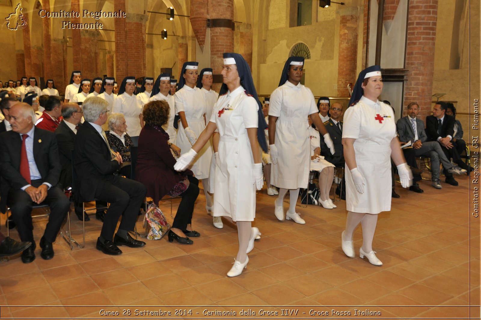 Cuneo 28 Settembre 2014 - Cerimonia della Croce IIVV - Croce Rossa Italiana- Comitato Regionale del Piemonte