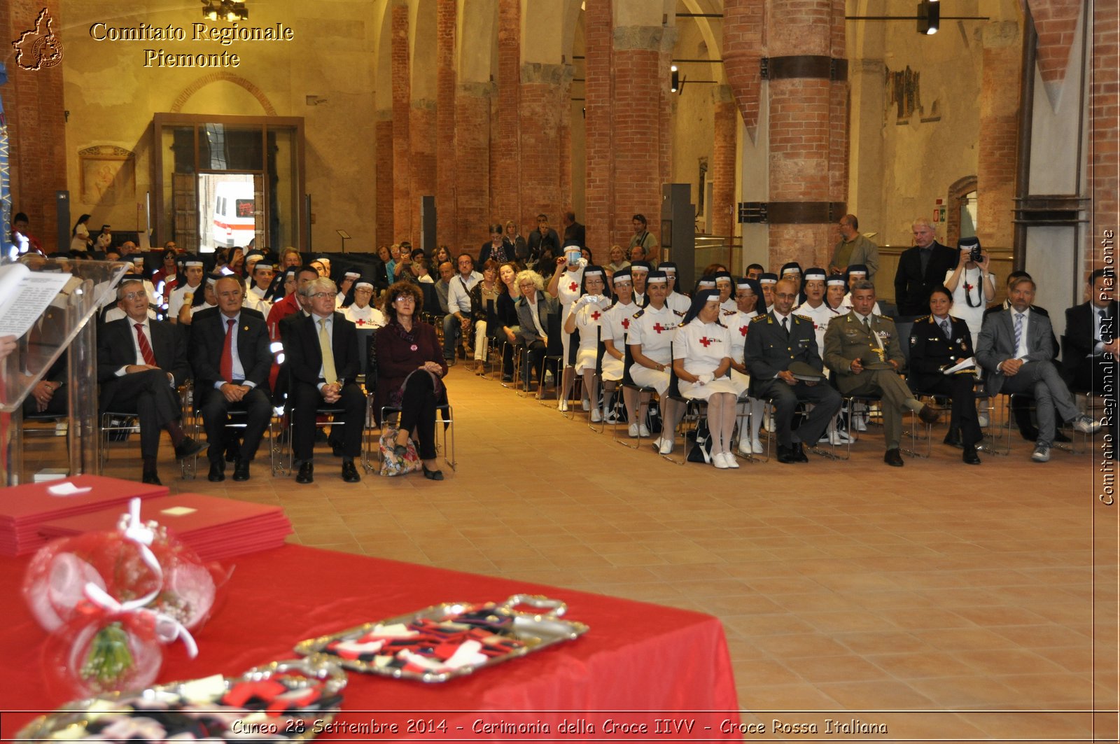 Cuneo 28 Settembre 2014 - Cerimonia della Croce IIVV - Croce Rossa Italiana- Comitato Regionale del Piemonte