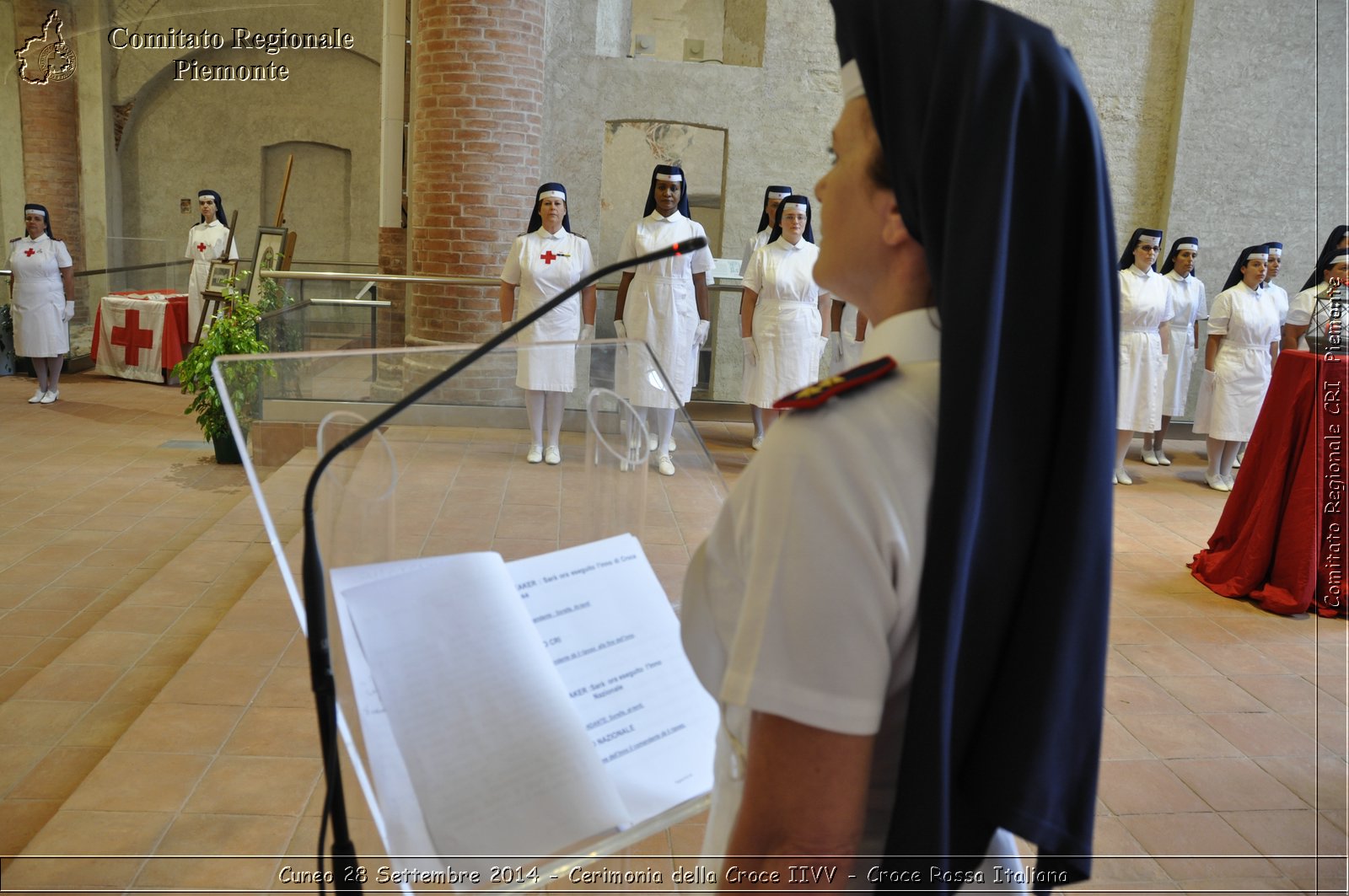 Cuneo 28 Settembre 2014 - Cerimonia della Croce IIVV - Croce Rossa Italiana- Comitato Regionale del Piemonte